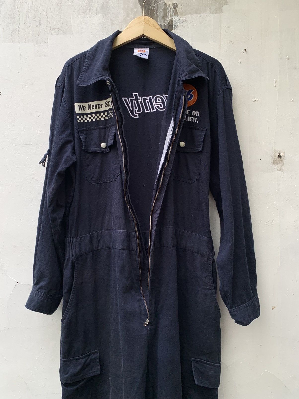 NASCAR Vintage Union 76 oil lubricants jump suit Size US 38 / EU 54 - 3 Thumbnail