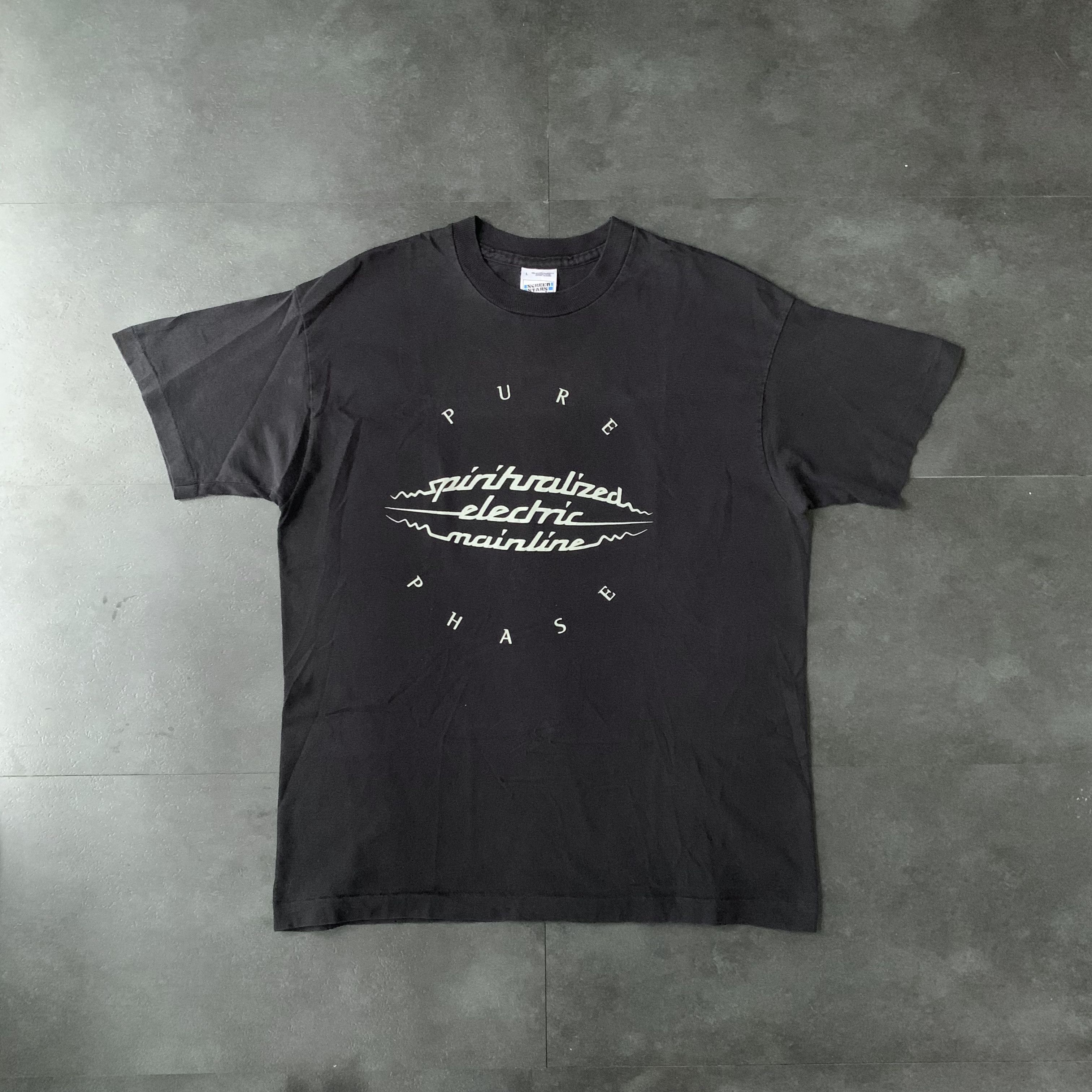 Vintage Vintage 90s Euro Spiritualized Electric Mainline Band Shirt Size US L / EU 52-54 / 3 - 1 Thumbnail