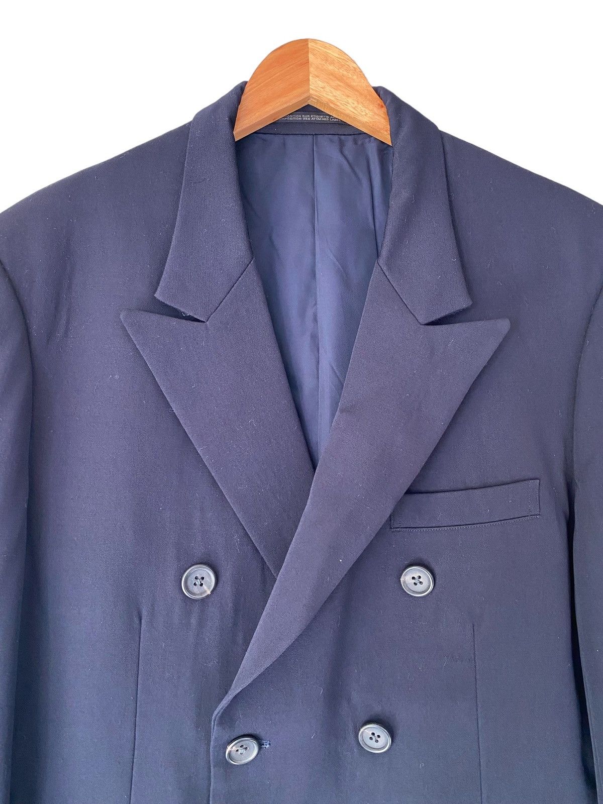 Yohji Yamamoto Vtg🔥iconic YOHJI YAMAMOTO Pour Homme Pocket Blazer Jacket Size 38S - 8 Thumbnail