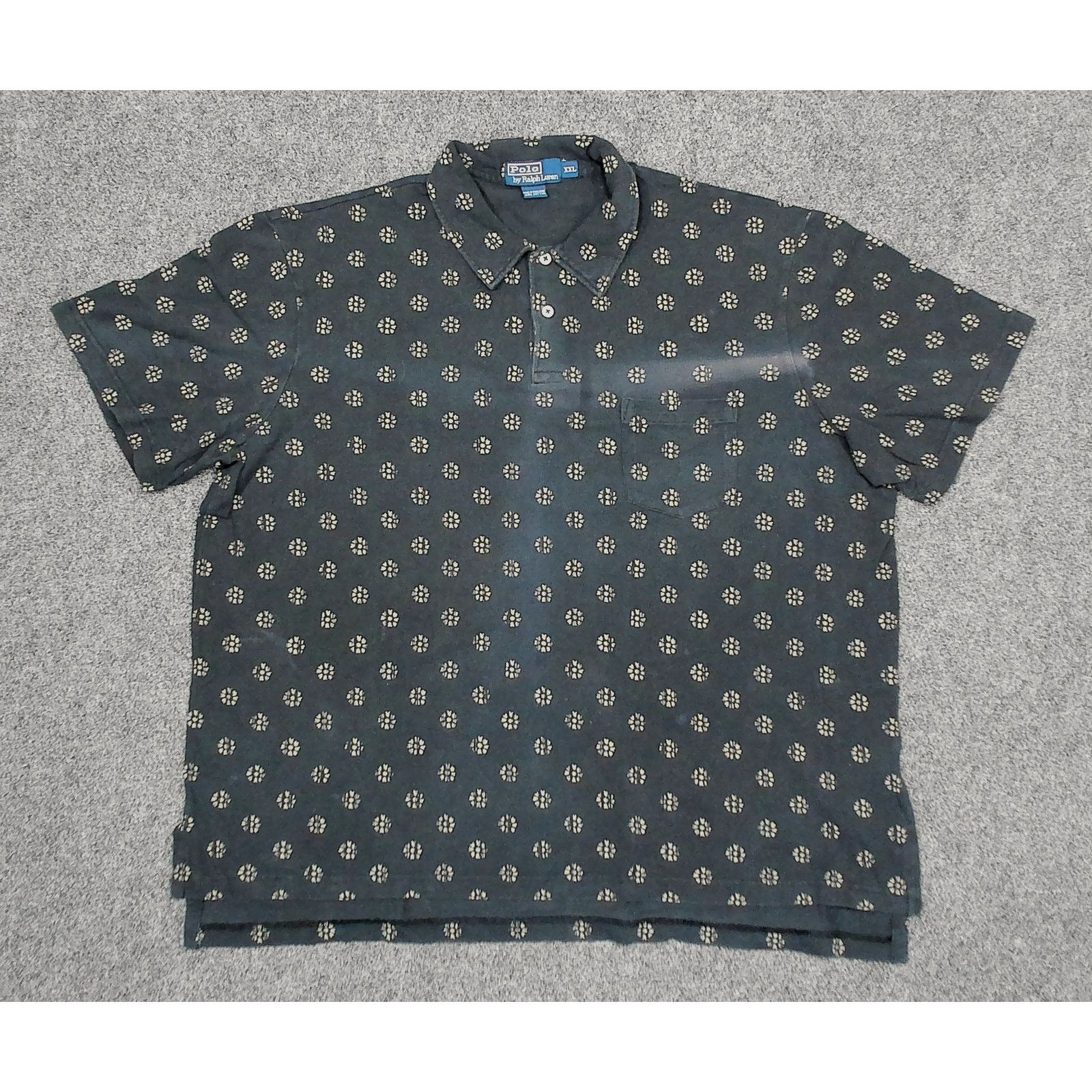 Ralph Lauren Ralph Lauren AOP Floral Shirt Boxy XXL Black Faded Grunge Size US XXL / EU 58 / 5 - 3 Thumbnail