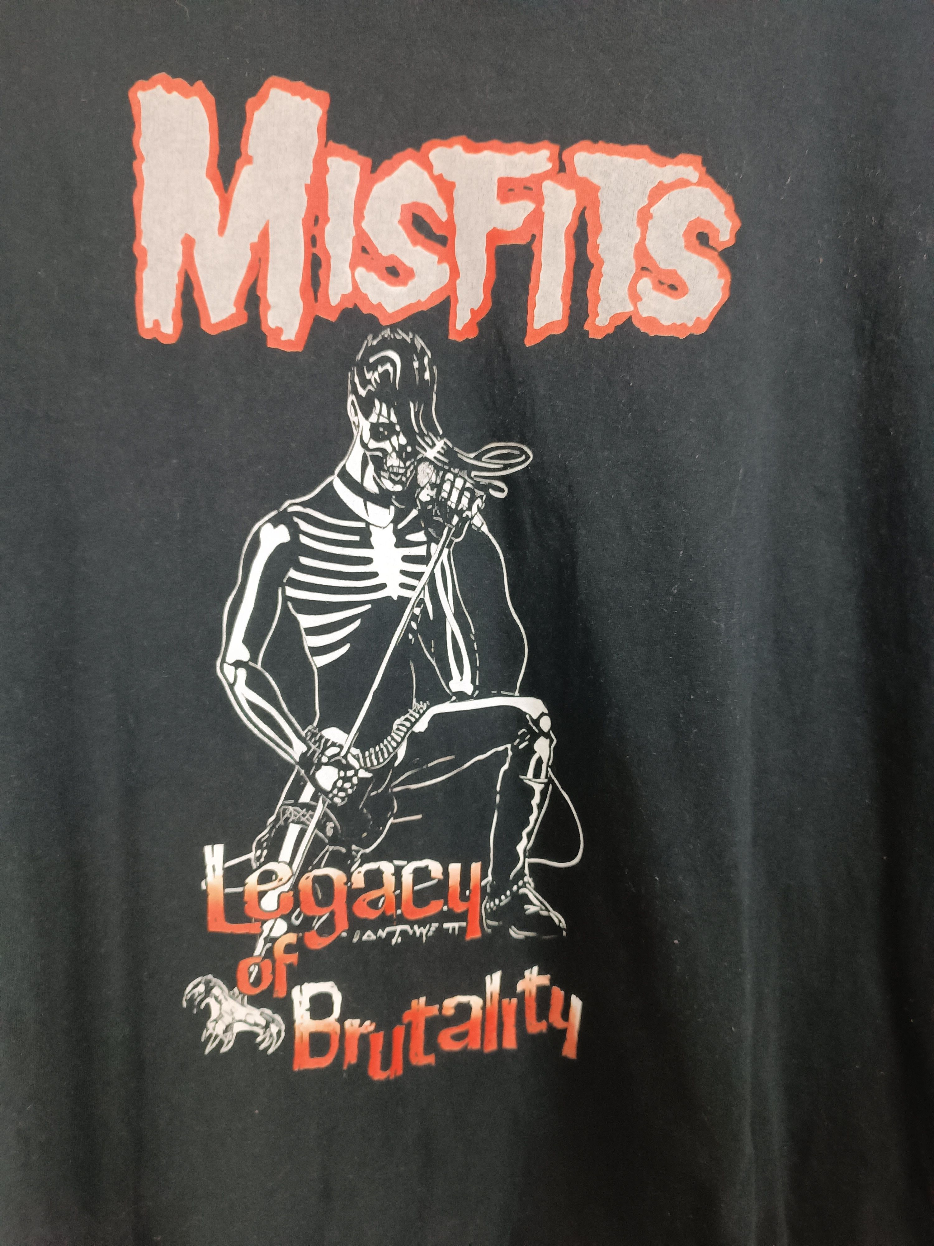 Band Tees VINTAGE MISFITS LEGACY OF BRUTALITY PUNK TEE rancid ramones Size US XXL / EU 58 / 5 - 10 Thumbnail