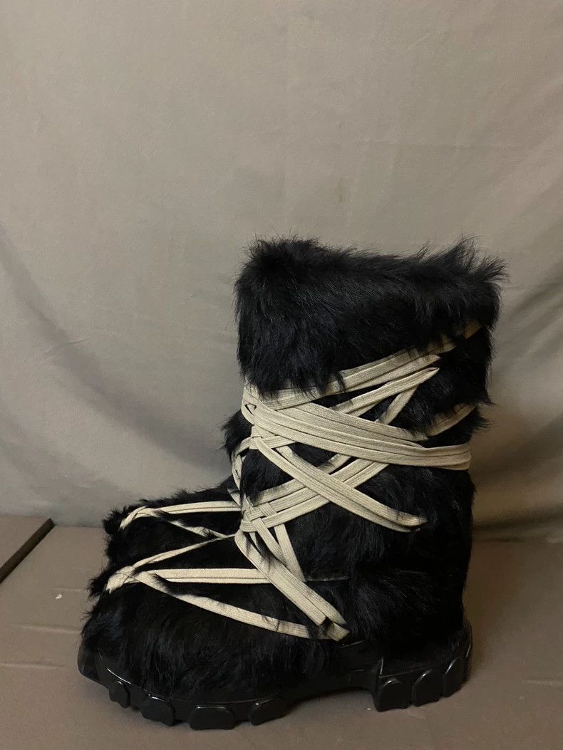 Rick Owens Rick Owens Strappy Fur Snow Boots. | Grailed