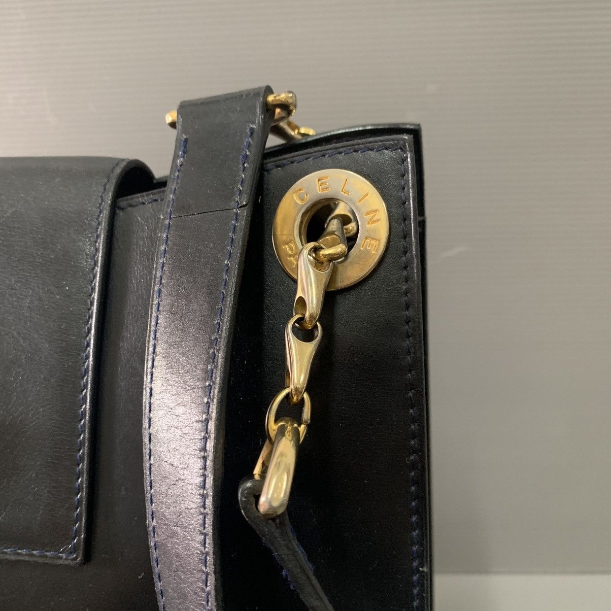 Celine Celine Box Leather Shoulder Bag Size ONE SIZE - 10 Thumbnail