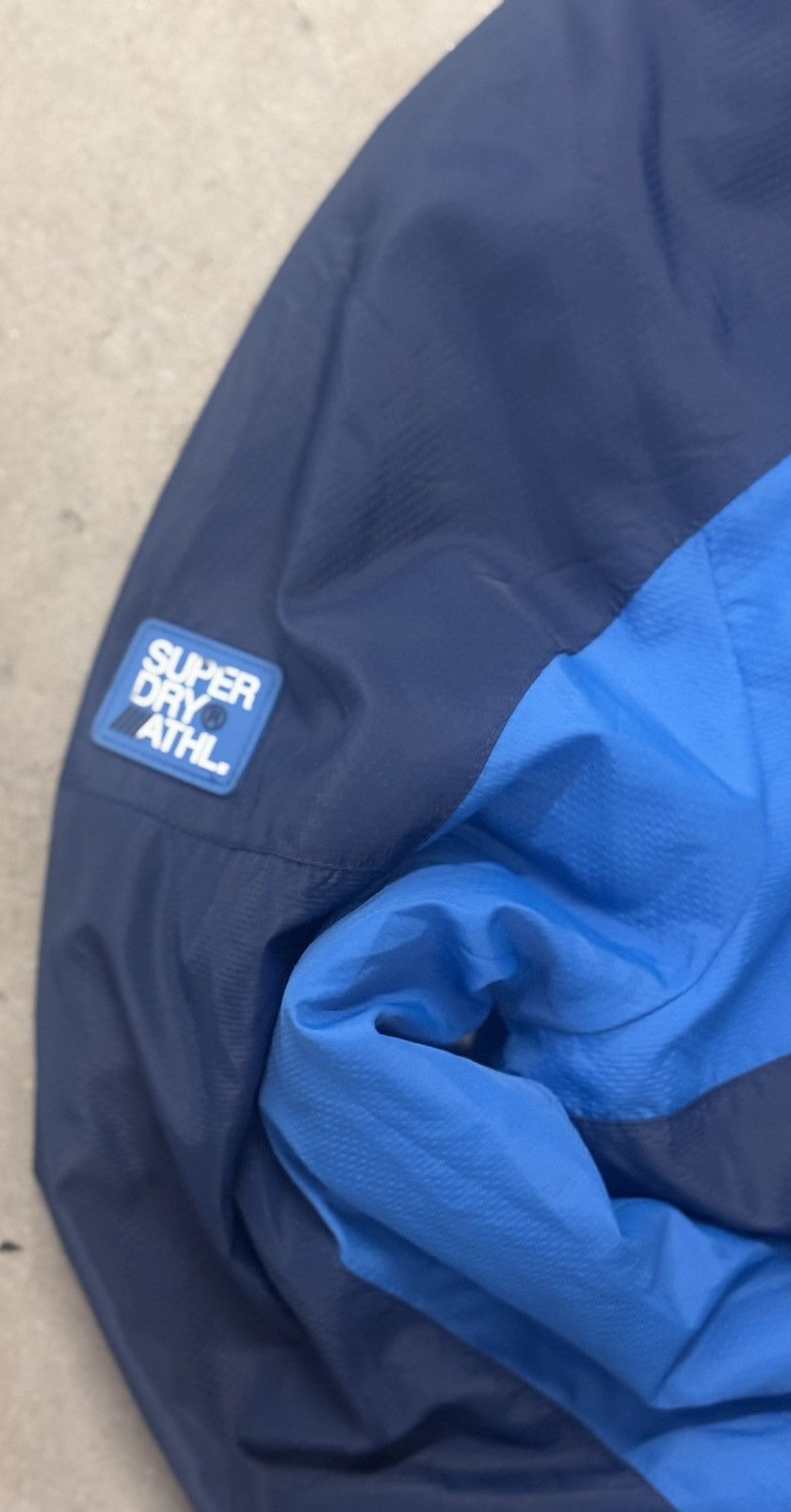 Superdry Superdry Sports Athletic Bomber Jacket-Royal Blue - Size L Size US L / EU 52-54 / 3 - 8 Thumbnail