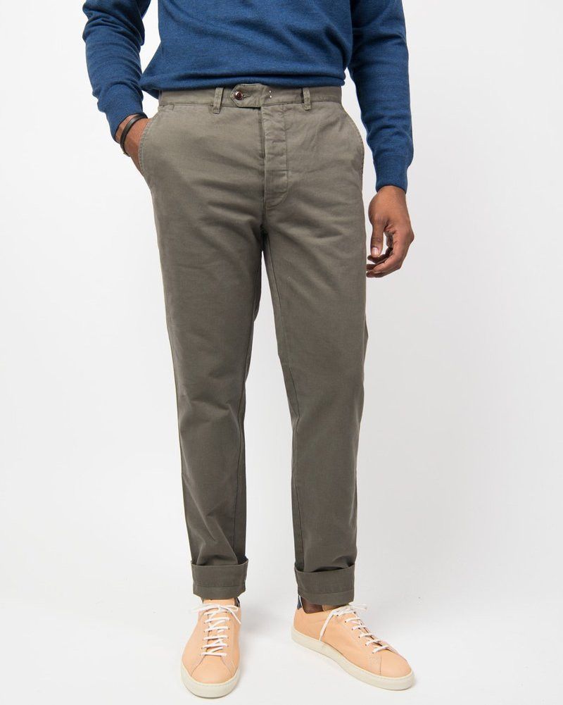 Officine Generale New Fisherman English Twill Chino Beige Size US 33 - 2 Thumbnail