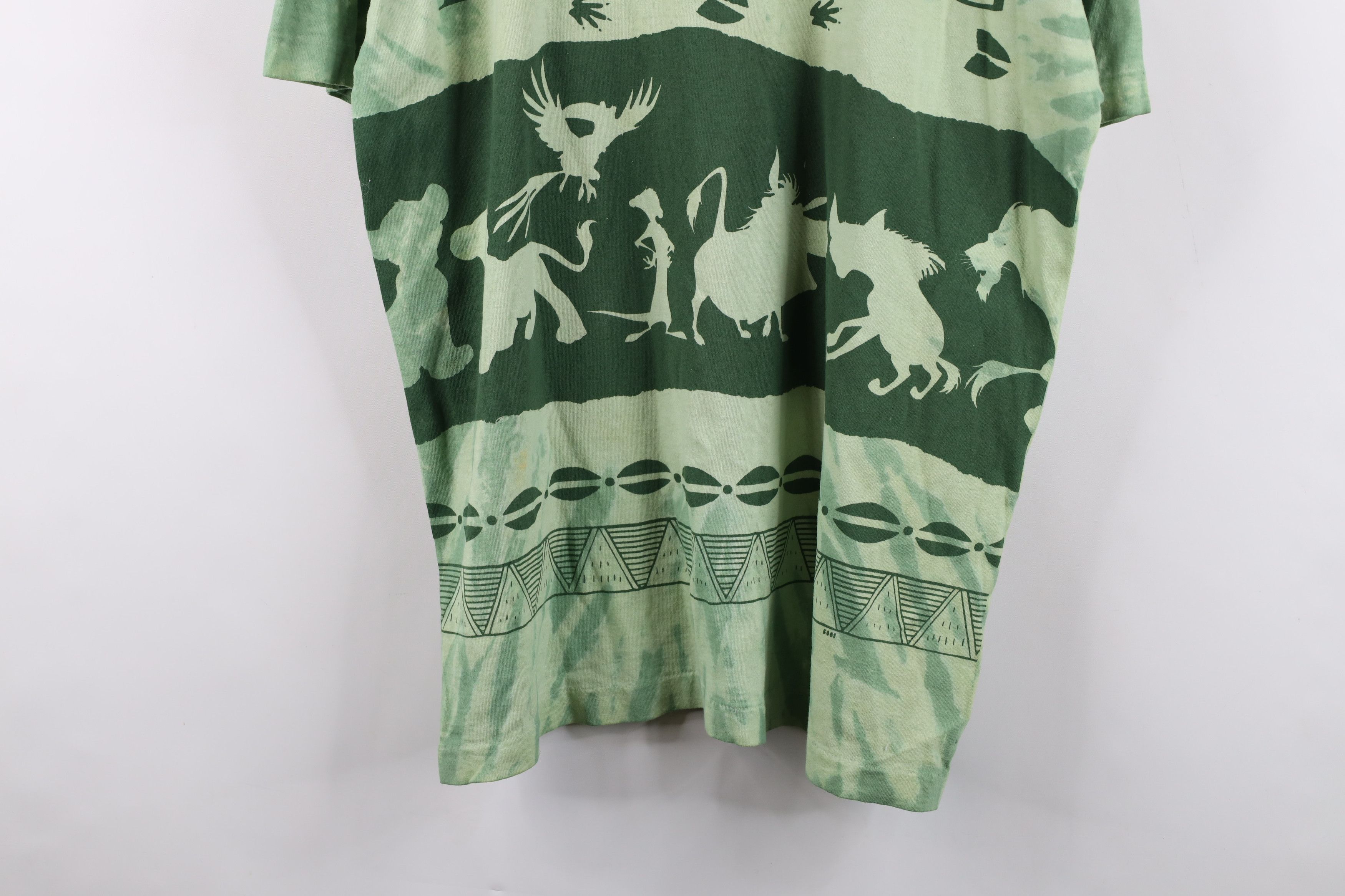 Disney Vintage 90s Disney The Lion King All Over Print T-Shirt USA Size US XL / EU 56 / 4 - 3 Thumbnail