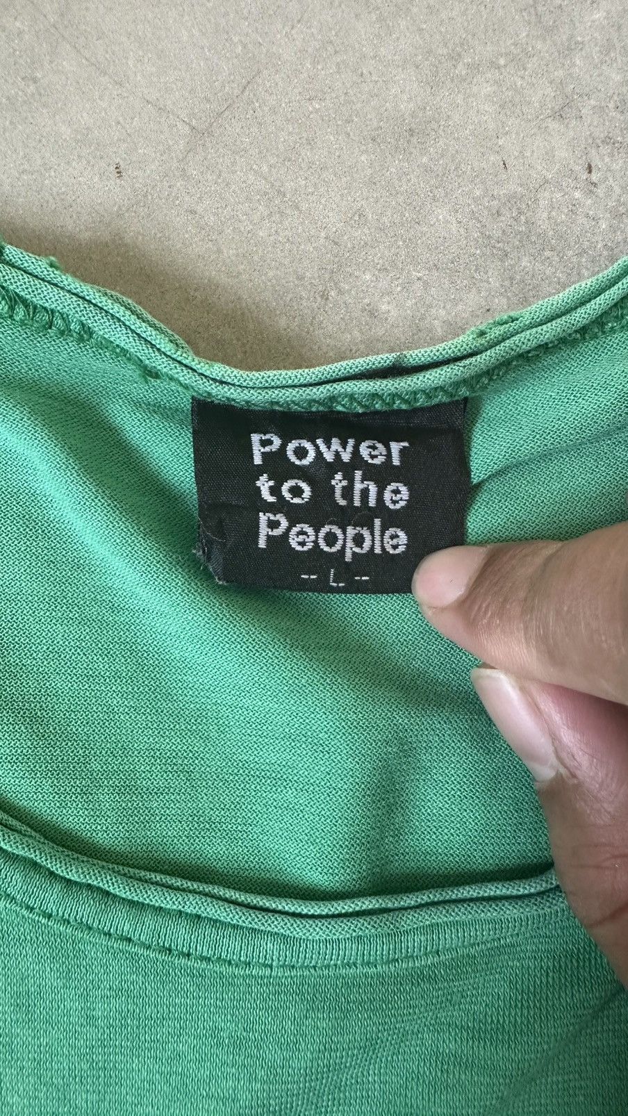 Japanese Brand POWER OF THE PEOPLE AFFLICTION TEE Size US M / EU 48-50 / 2 - 5 Thumbnail
