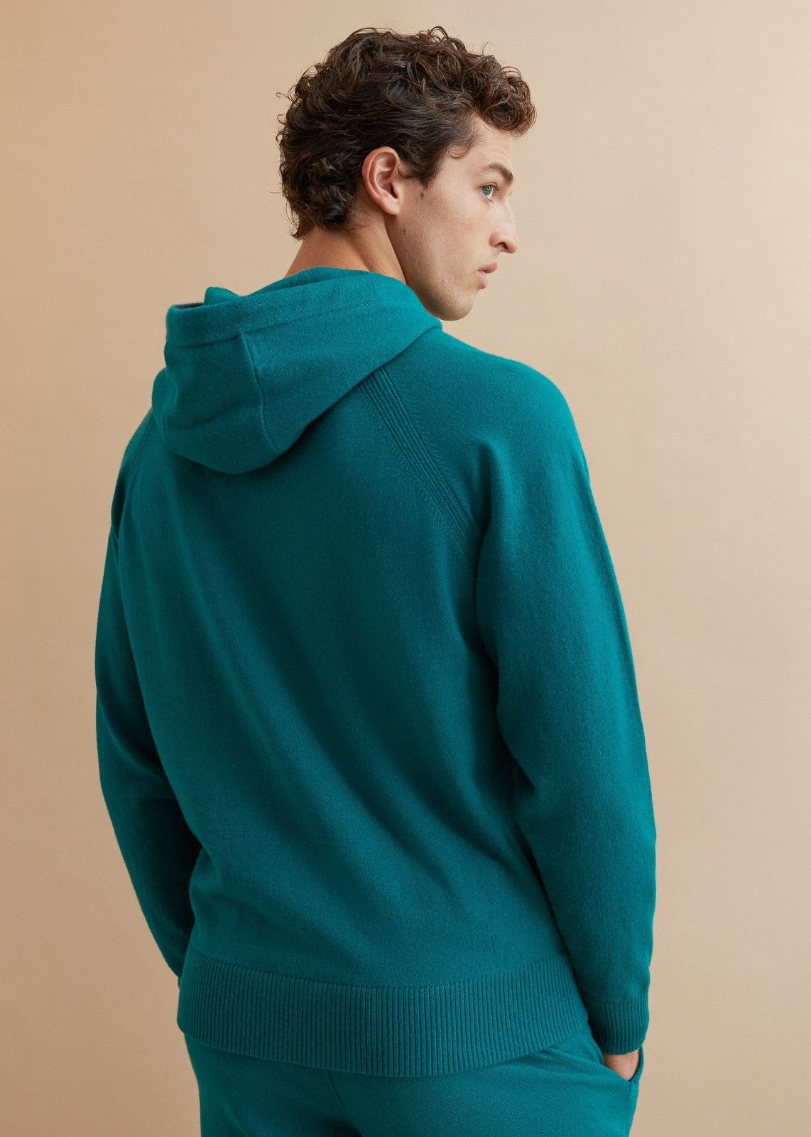 Loro Piana o1srvl11e1124 Plain-Knit Hoodie in Teal Size US XL / EU 56 / 4 - 4 Thumbnail