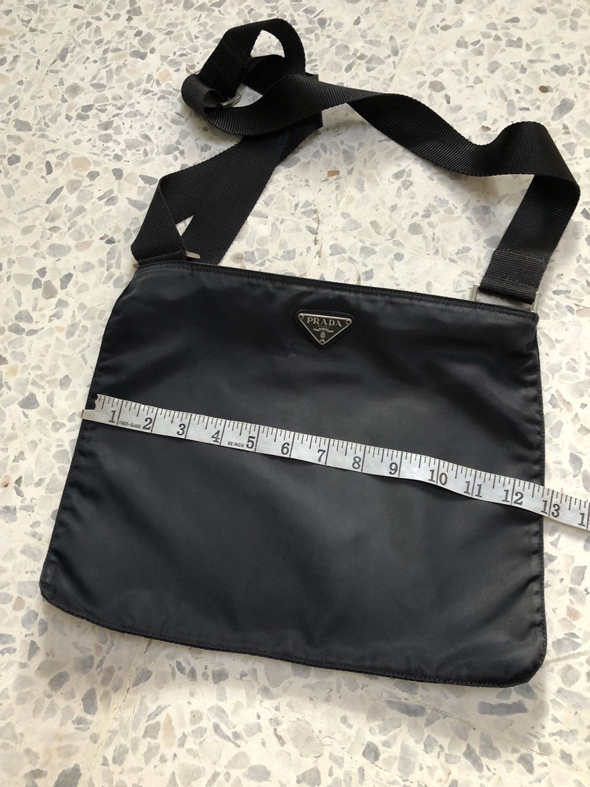 Prada Authentic❗️Vintage 90s Prada Nylon Sling Bag Size ONE SIZE - 21 Thumbnail