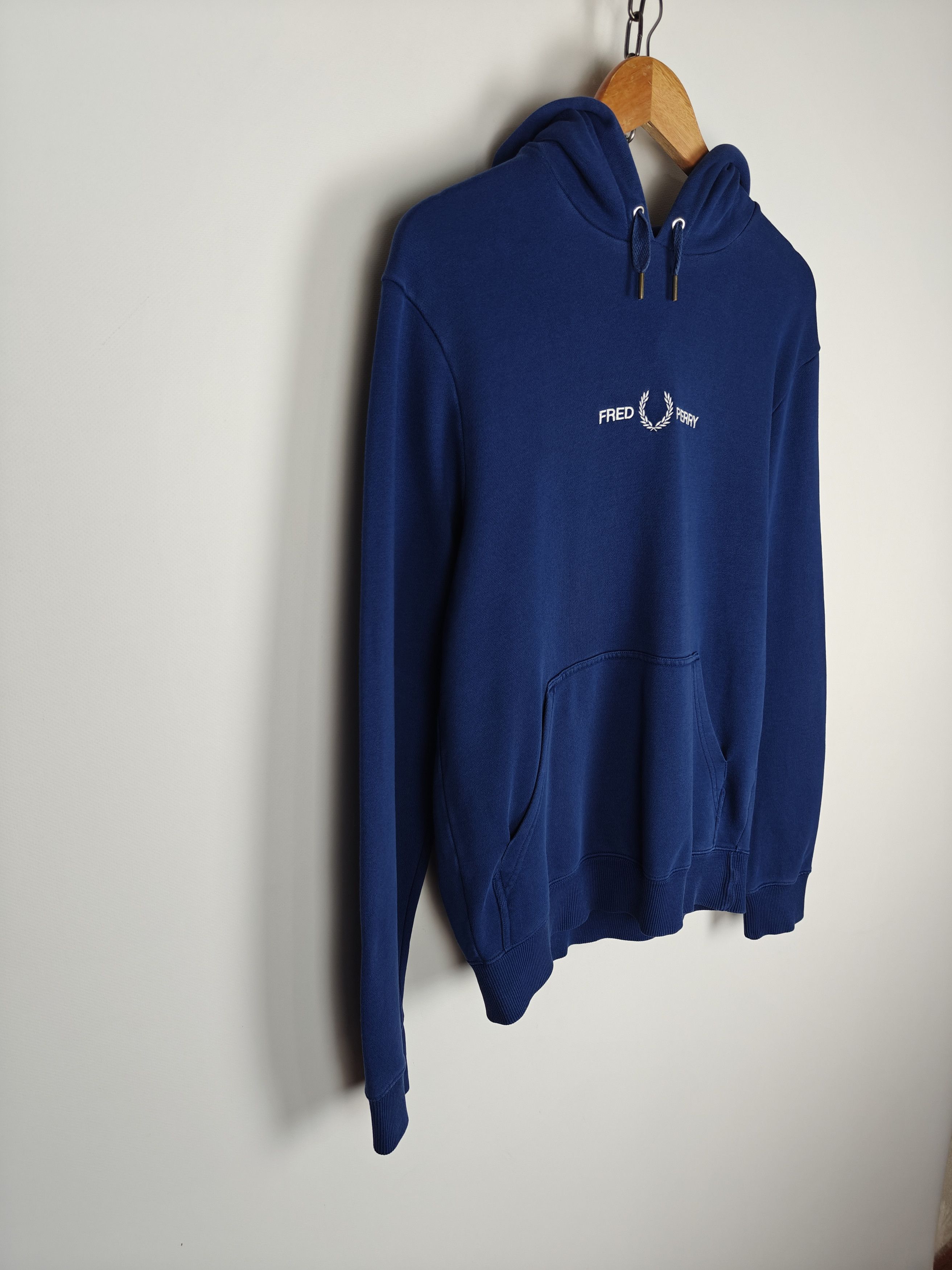Fred Perry Fred Perry Hoodie Center Logo Pullover Blue size S Size US S / EU 44-46 / 1 - 4 Thumbnail