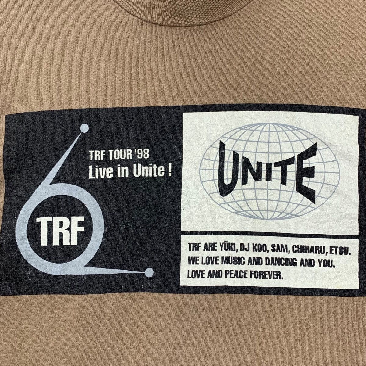 Vintage Vintage 1998 TRF Tour Live In Unite Yuki DjSoo Sam Pop Shirt Size US L / EU 52-54 / 3 - 3 Thumbnail