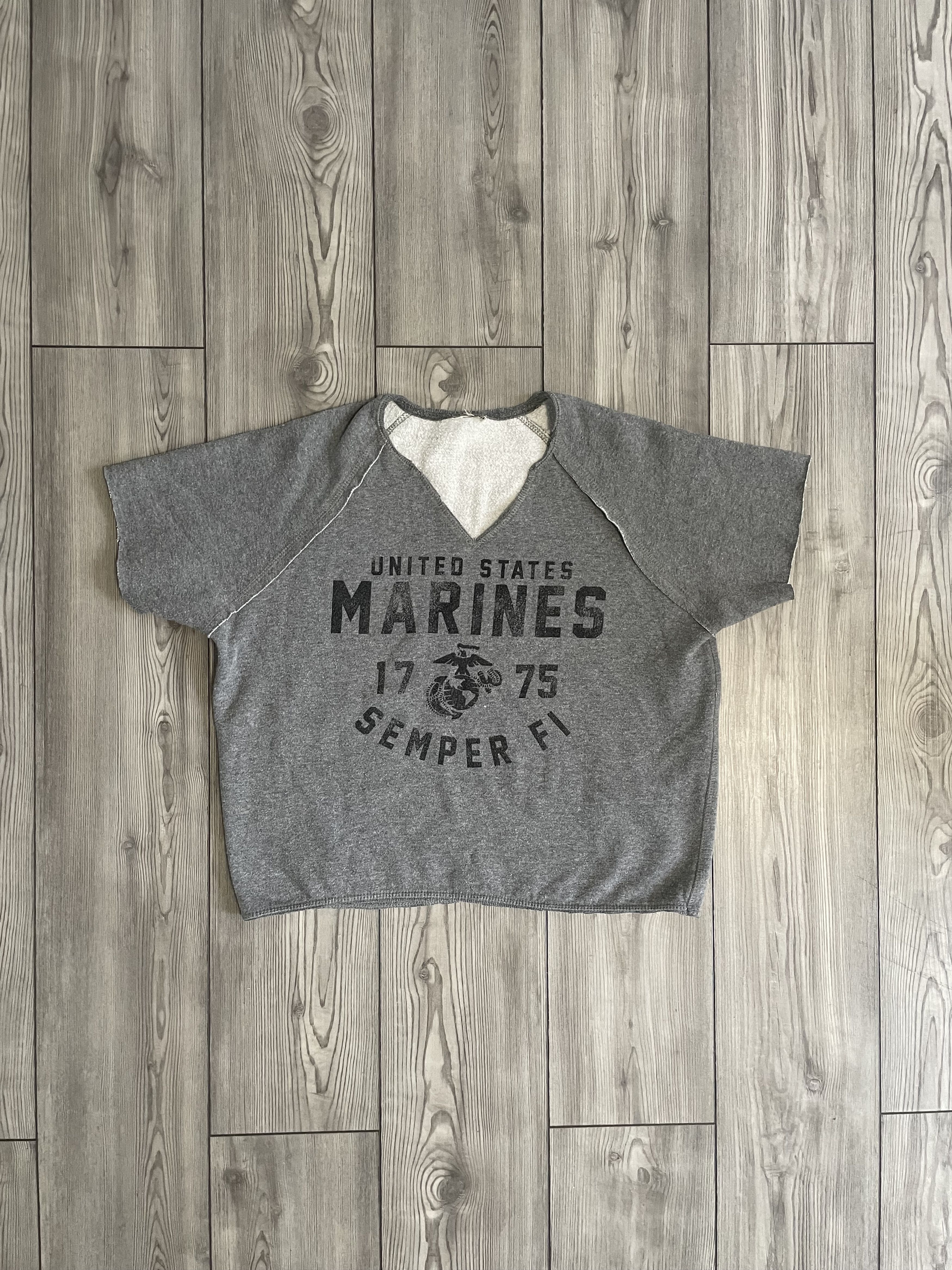 Vintage Vintage USA Marines cut sweater Size US L / EU 52-54 / 3 - 1 Thumbnail