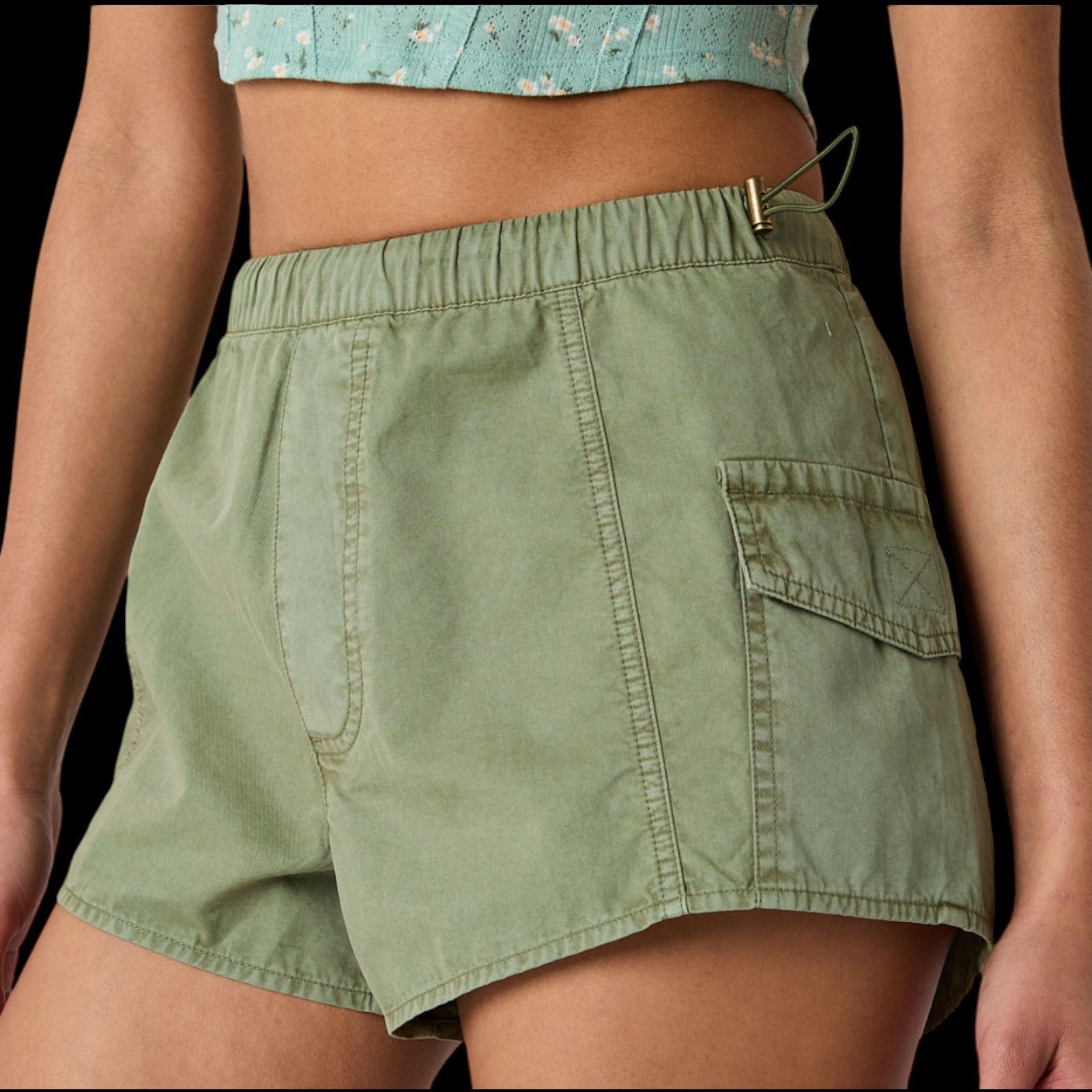 Arizona Jean Co. Arizona - Women's Low Rise Pull-On Short Juniors - Pink - Ex Size 30" / US 8 / IT 44 - 14 Thumbnail