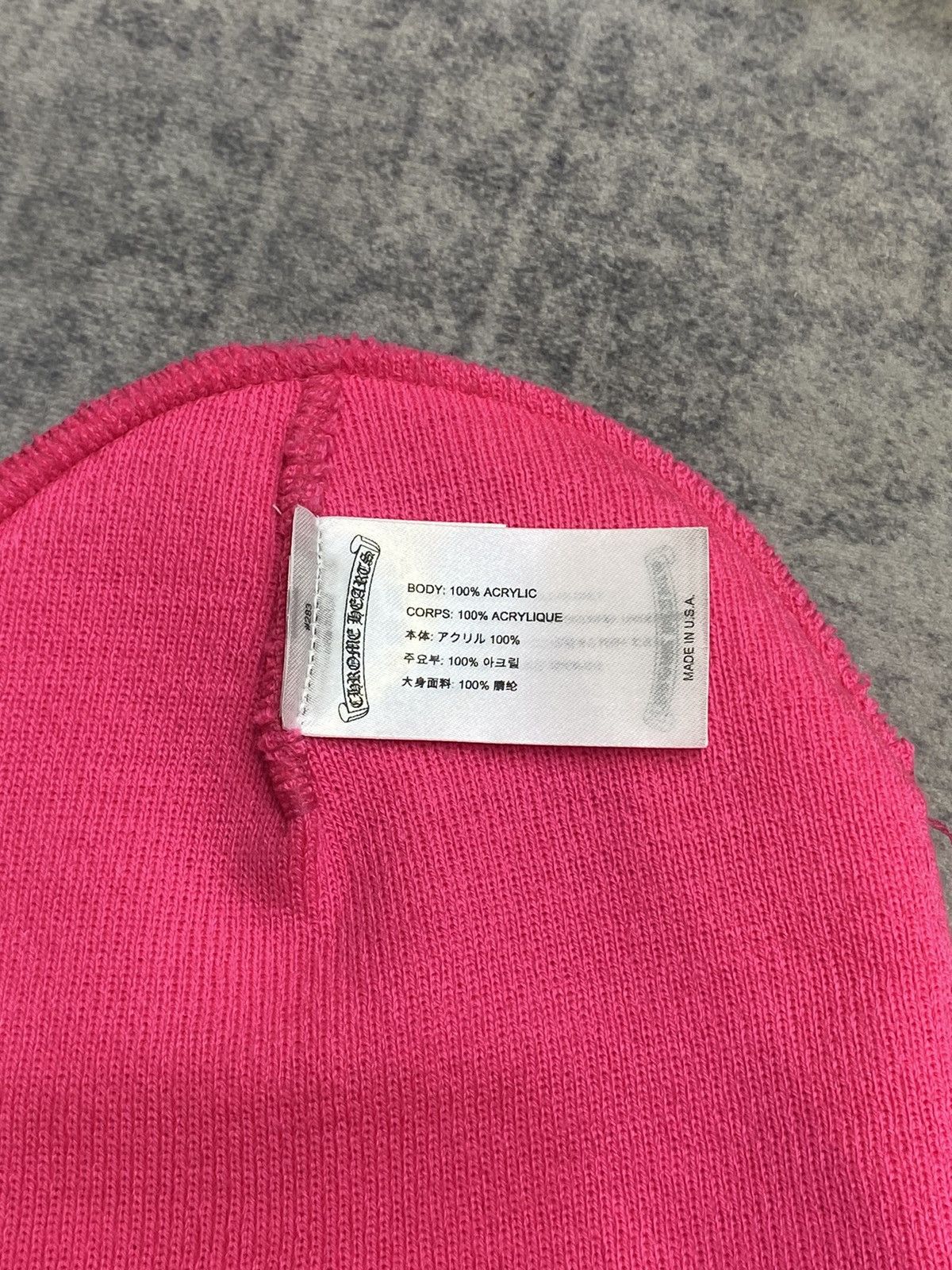 Chrome Hearts CHROME HEARTS classic beanie pink Size ONE SIZE - 5 Thumbnail