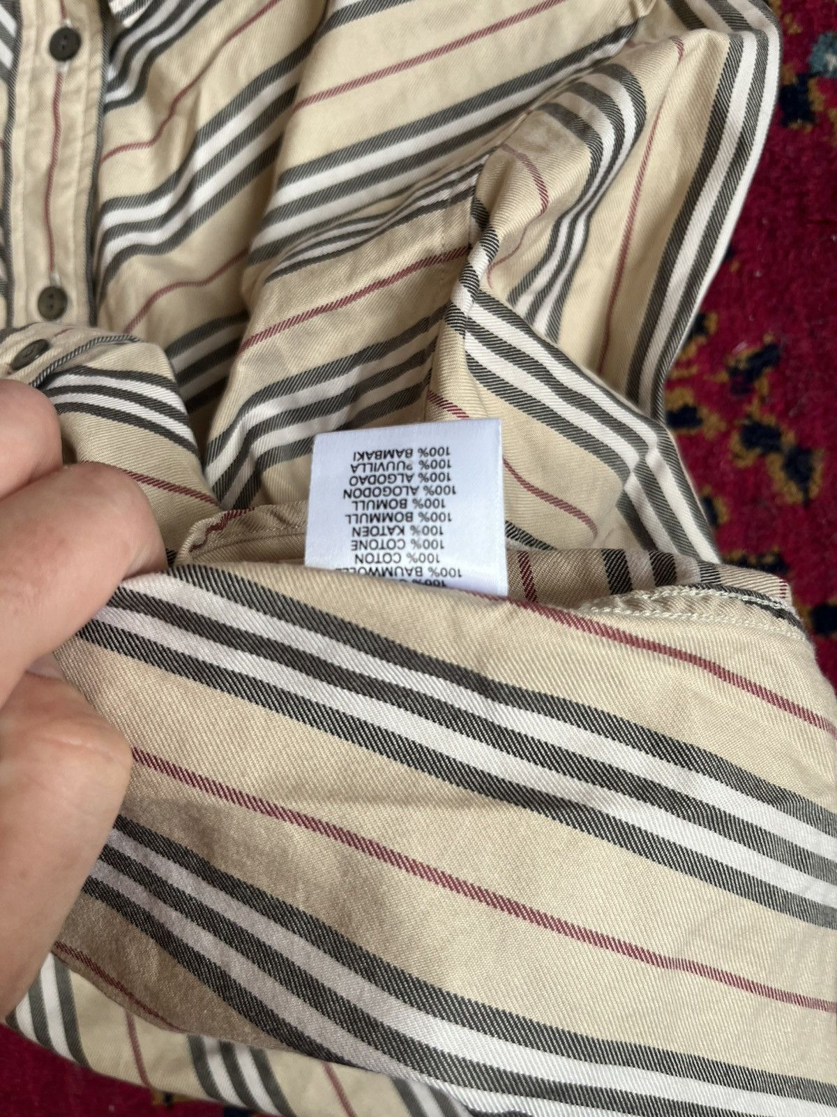Burberry WW Burberry fitted button up shirt Size M / US 6-8 / IT 42-44 - 13 Thumbnail