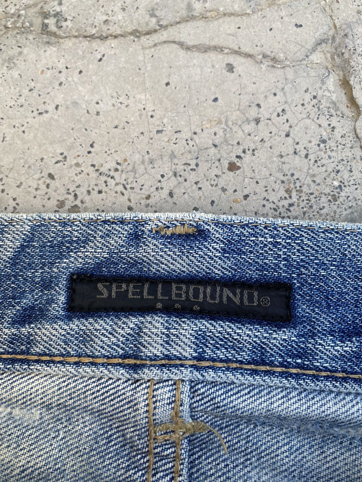 Spellbound Vintage Spellbound Boro Distressed Denim Size US 33 - 6 Thumbnail