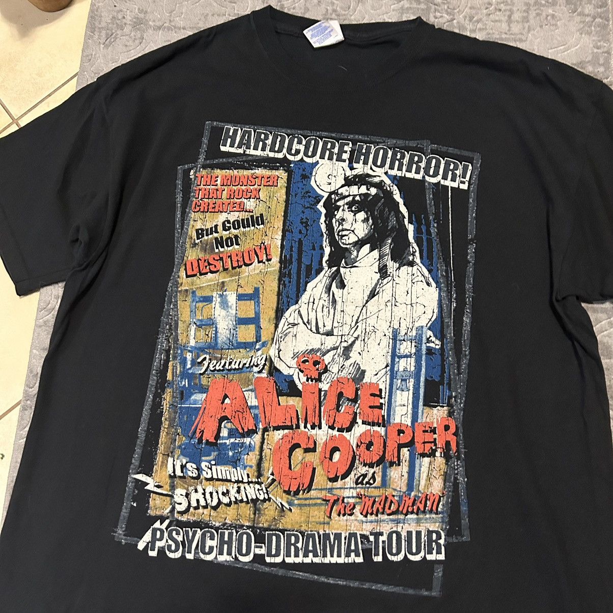 Band Tees × Vintage Y2K Alice Cooper tee Psycho Drama Tour Size US XL / EU 56 / 4 - 2 Thumbnail
