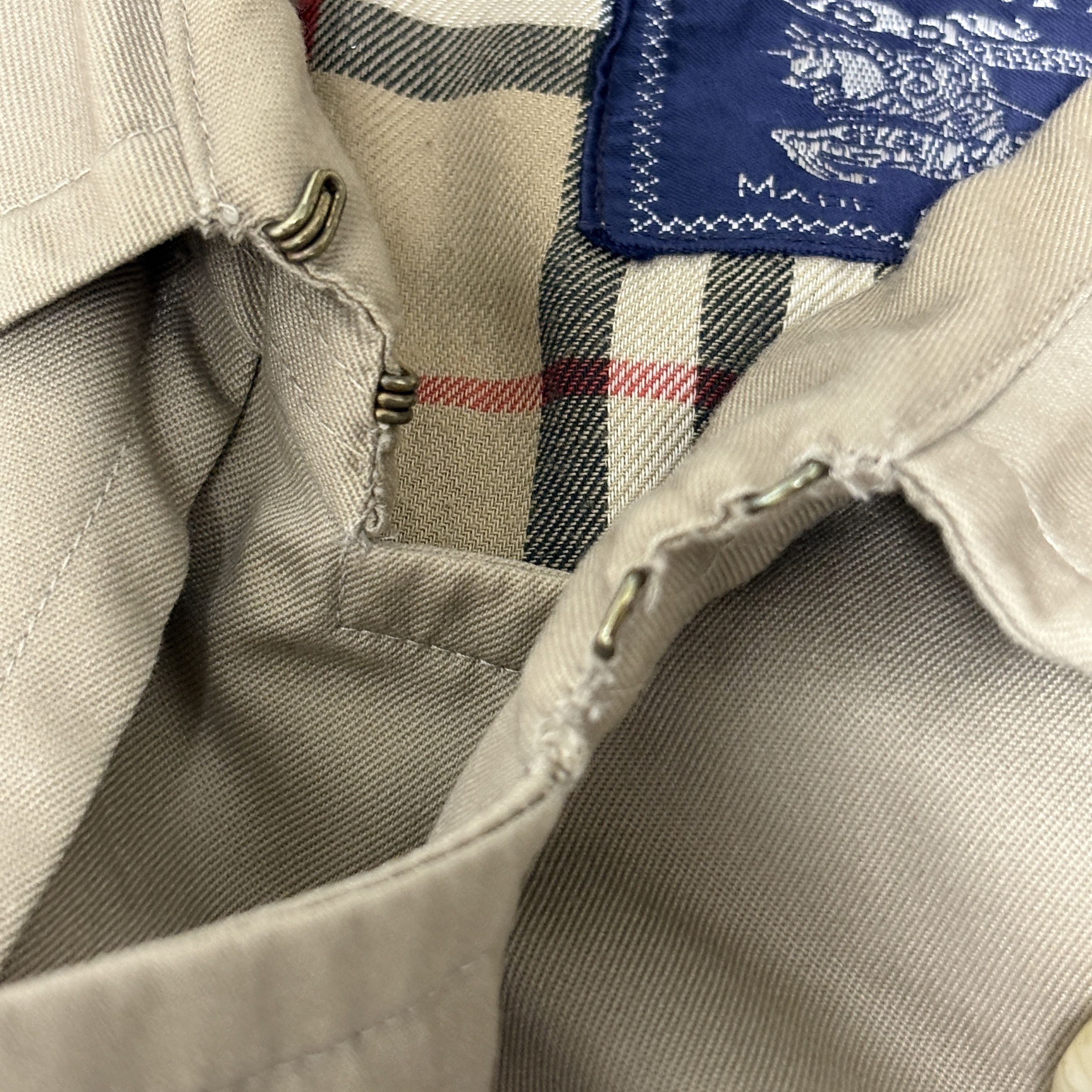 Burberry Vintage Burberry Trench Coat 80s Made In England Nova Check Size US L / EU 52-54 / 3 - 10 Thumbnail