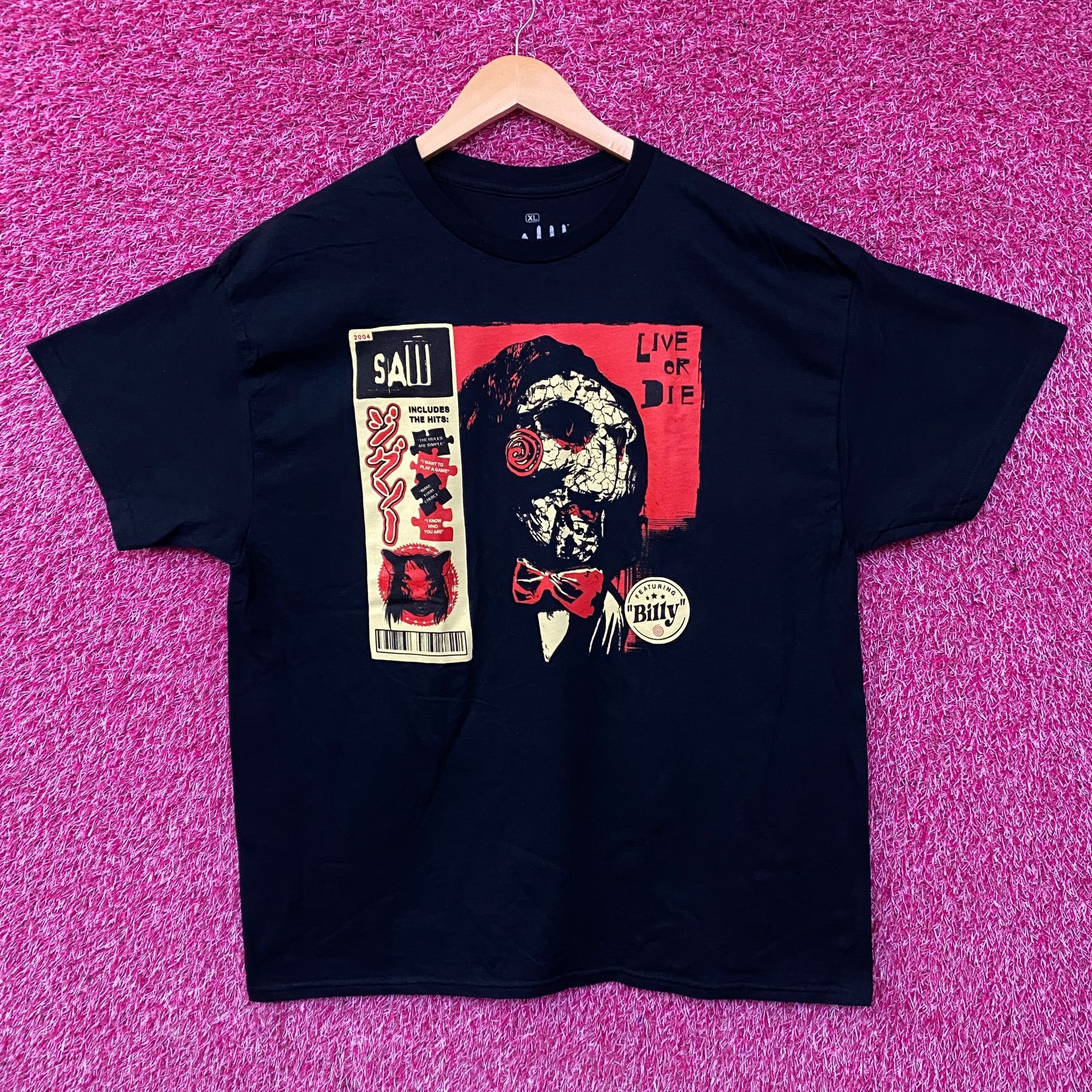 Ripple Junction Saw Billy the Puppet Live Or Die Horror Movie T-Shirt XL Size US XL / EU 56 / 4 - 1 Thumbnail