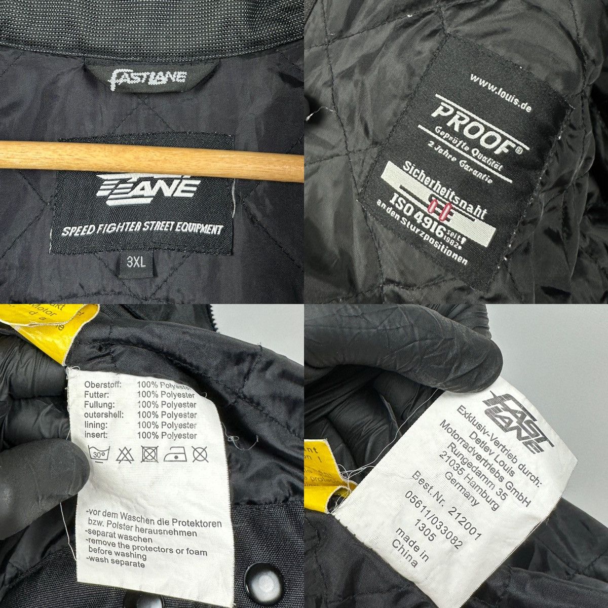 Formula 1 Vintage Speed Fighter Fast Lane Racing NASCAR Jacket Size US XL / EU 56 / 4 - 25 Thumbnail