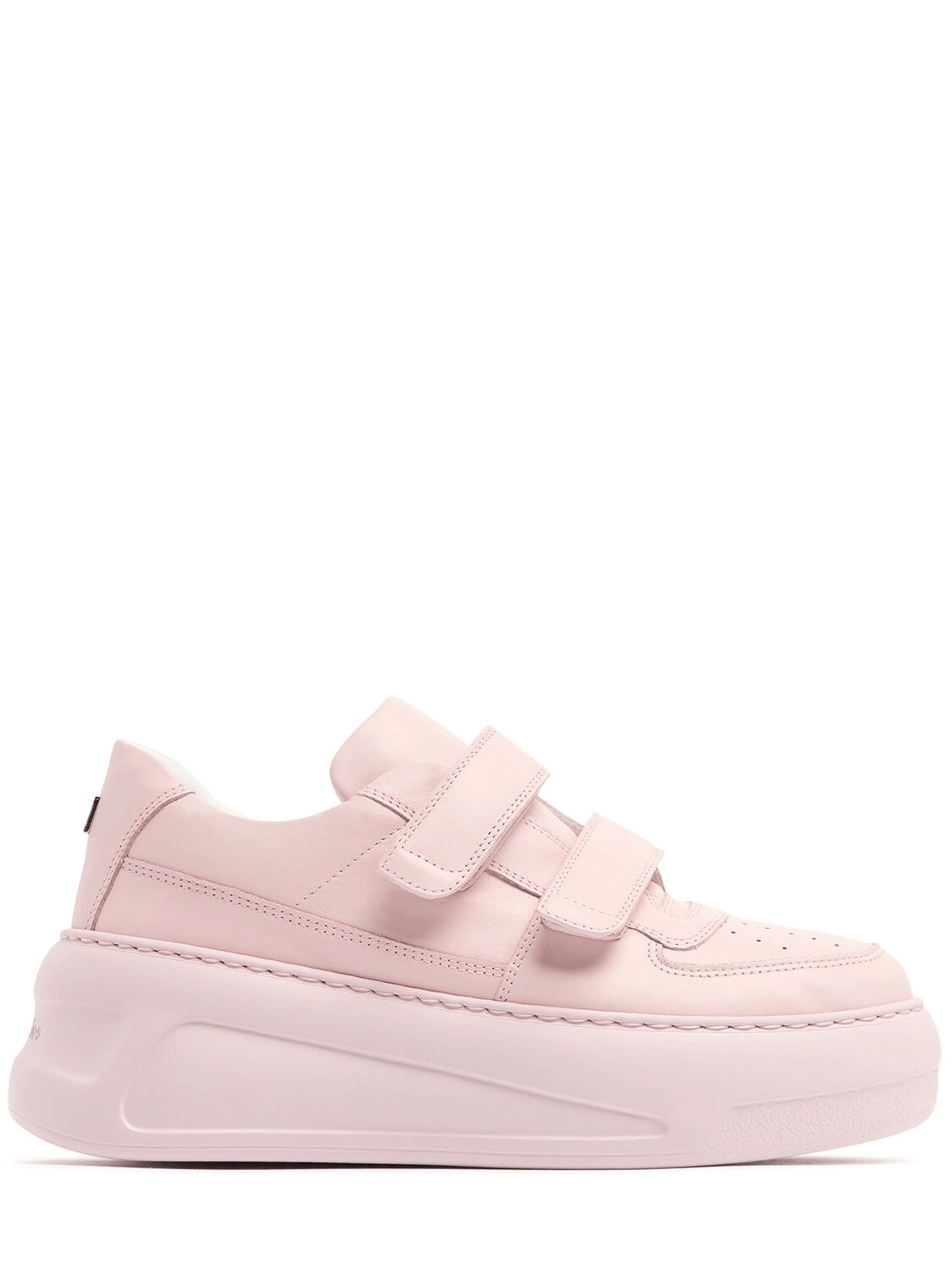 ACNE STUDIOS Steffey Pink Strap Platform Sneakers New