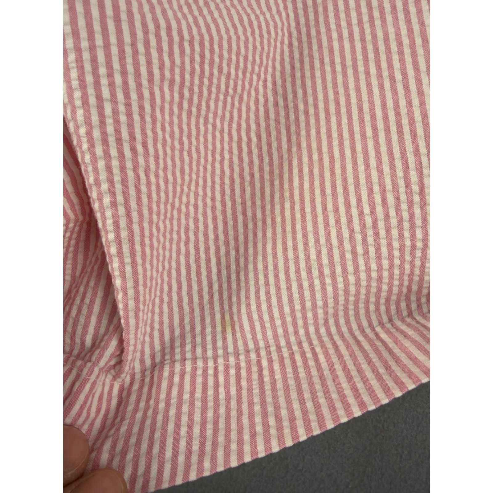 Polo Ralph Lauren VINTAGE Polo Ralph Lauren Shorts Men 33 Pink Striped Seersucker Preppy Chino Medium Lightweight Pockets Size US XS / EU 42 / 0 - 7 Thumbnail