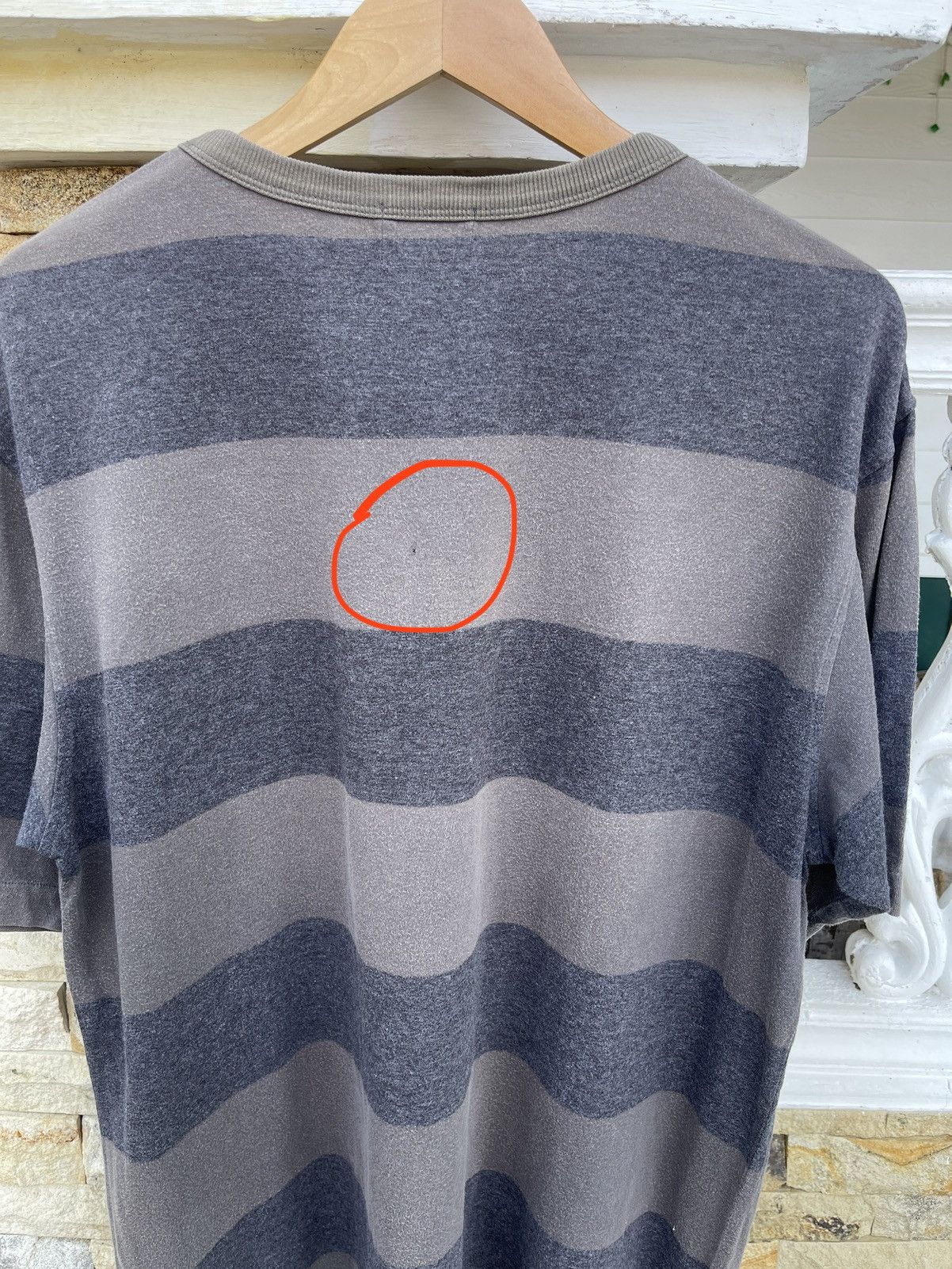 Stussy Rarest🔥Vtg90s STUSSY Striped Pocket Single Stitch Tee Size US L / EU 52-54 / 3 - 10 Thumbnail