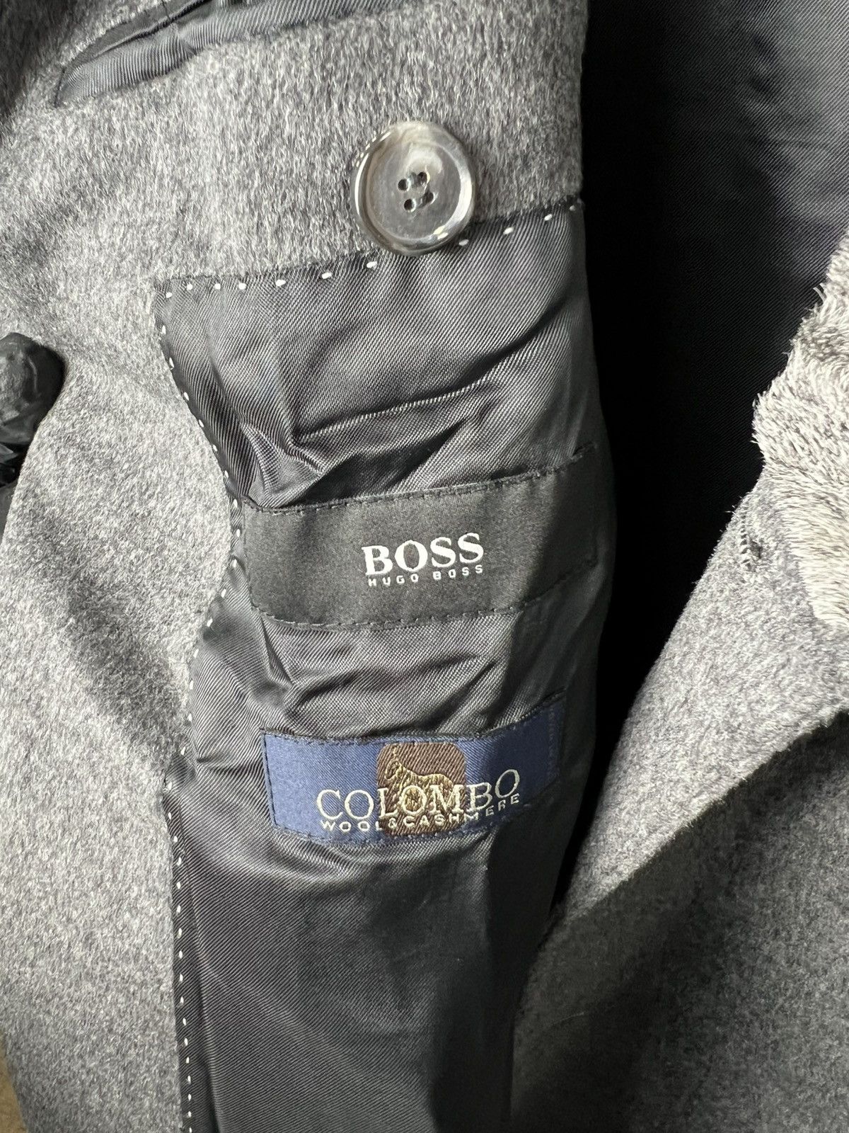 Hugo Boss Vintage streetwear luxury Designer Hugo Boss Wool Coat Sz 50 Size US M / EU 48-50 / 2 - 5 Thumbnail
