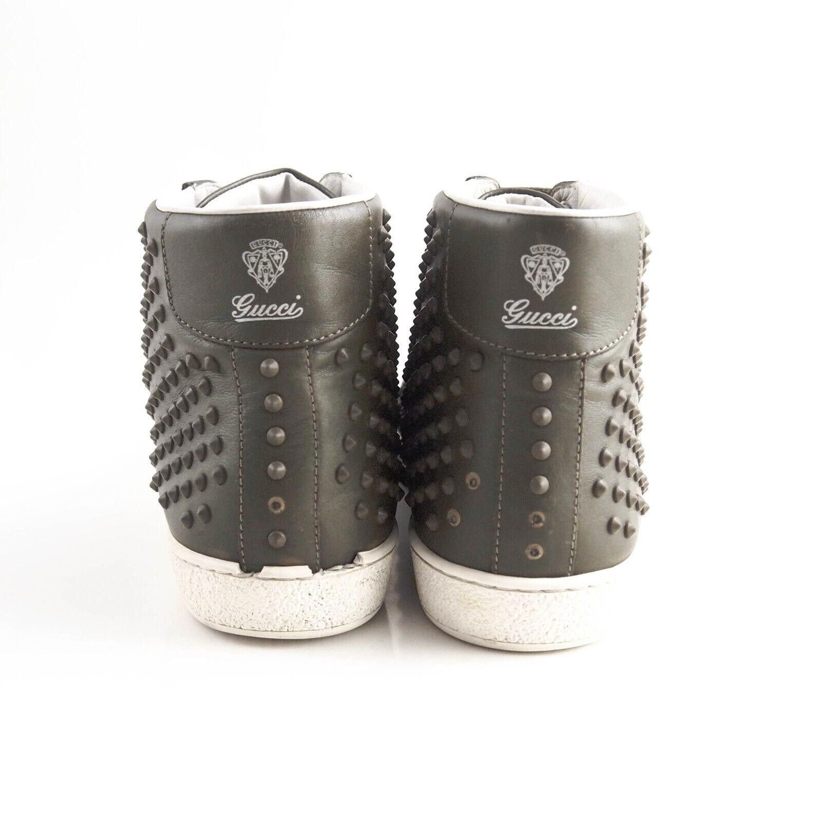 Gucci Gucci Sneakers Studded Green Leather Womens EU 39.5 US 9.5 Size US 9.5 / IT 39.5 - 7 Thumbnail