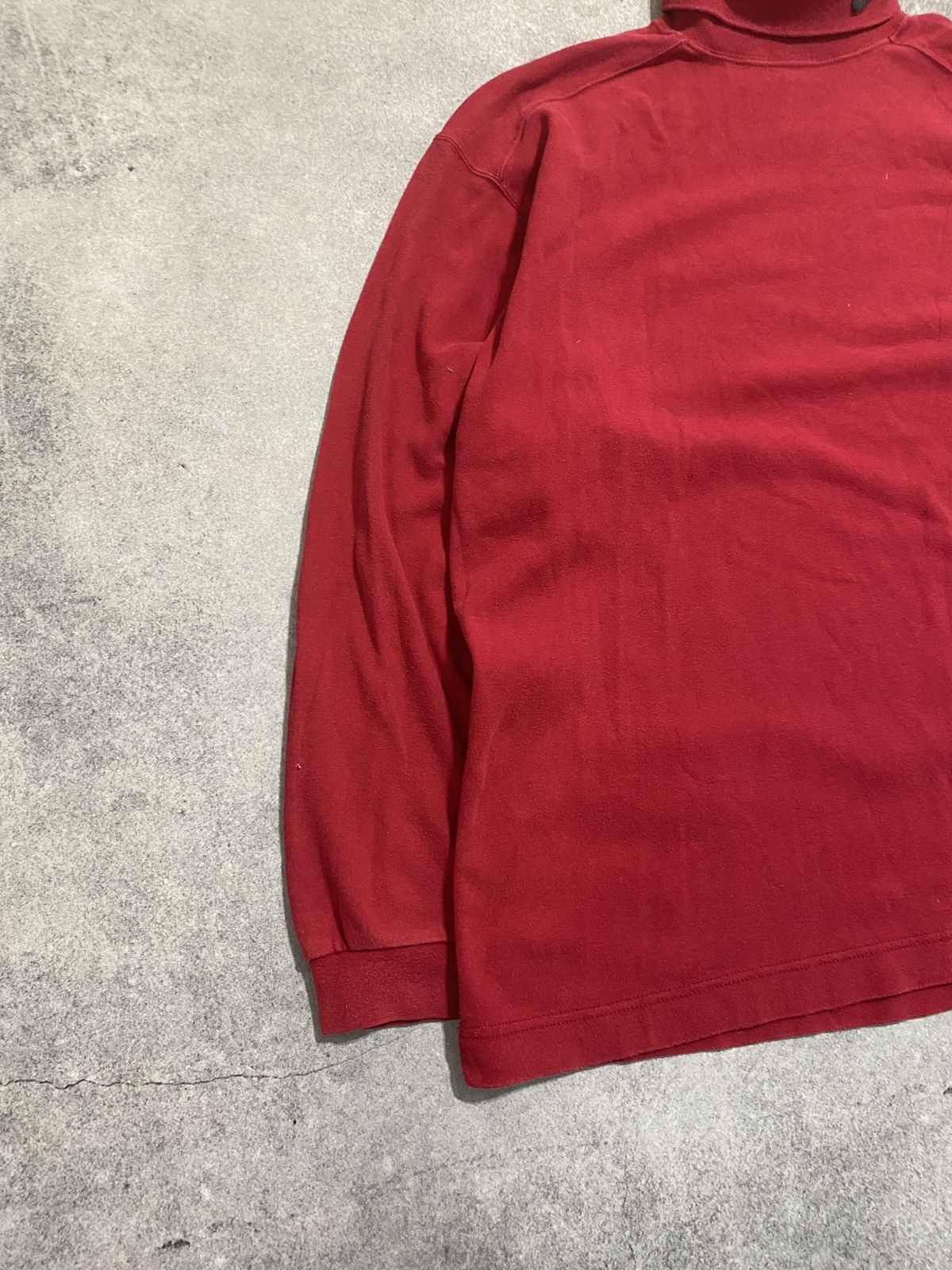 Nike × Vintage Vintage 90s Nike Turtleneck Golf Sweatshirt Size US L / EU 52-54 / 3 - 2 Thumbnail