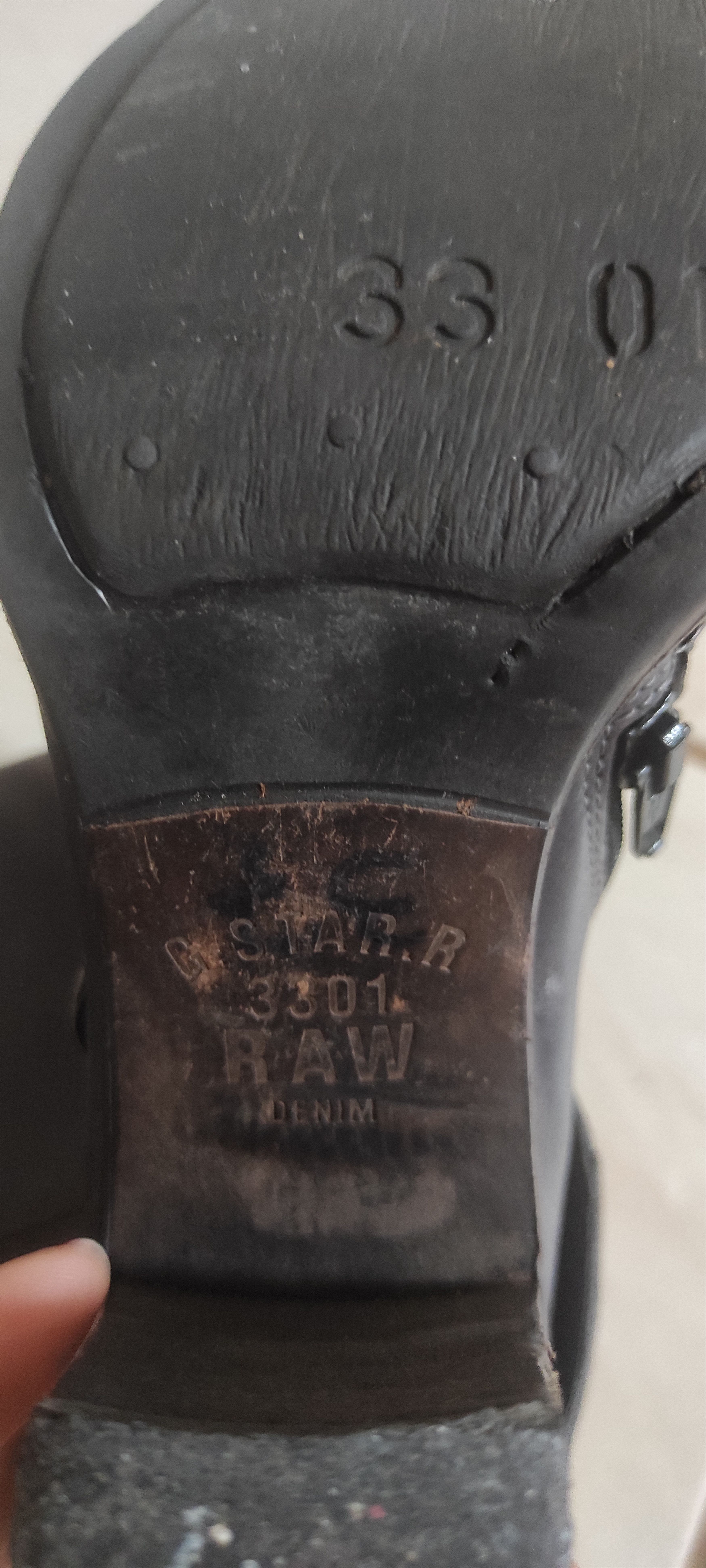 G-Star G Star Raw Footwear Leather Knee High Boot Made Italy Size US 6 / IT 36 - 18 Thumbnail