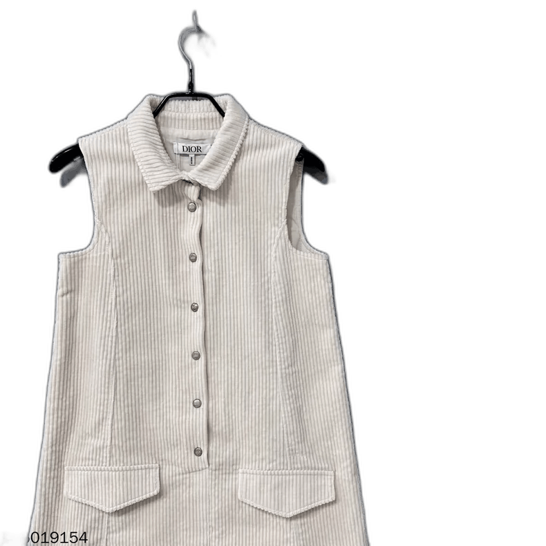 Dior Dior Corduroy Dress with Buttons Size XL / US 12-14 / IT 48-50 - 1 Thumbnail
