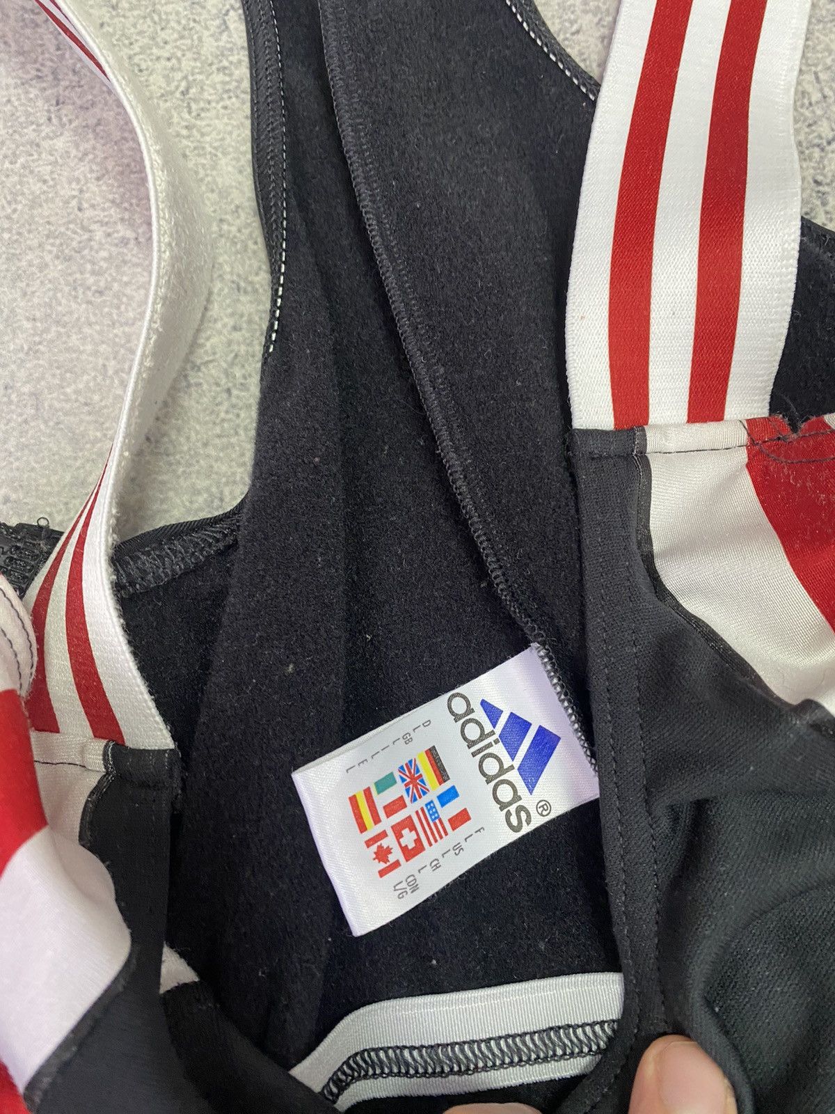 Adidas × Vintage Vintage Adidas Wrestling Singlet Jumpsuit Size US 33 - 9 Thumbnail