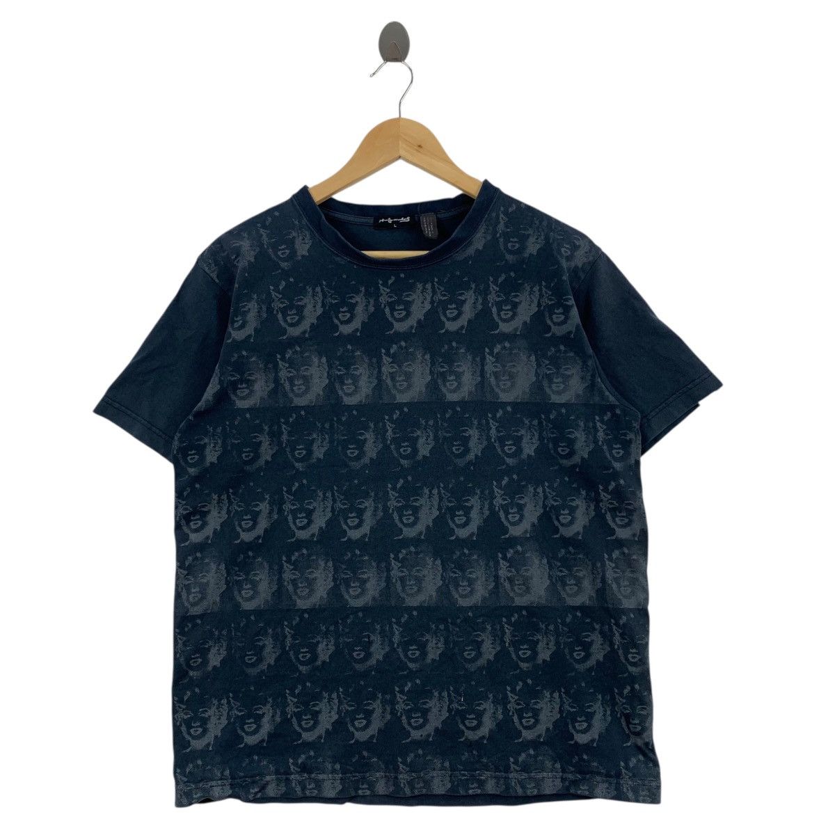 Andy Warhol ANDY WARHOL x Marilyn Monroe Overprint Pop Art Japan Tshirt Size US L / EU 52-54 / 3 - 1 Thumbnail