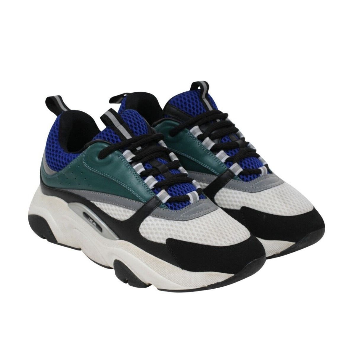 Dior B22 Sneakers White Blue Black Green - 02053 Size US 8 / EU 41 - 12 Thumbnail