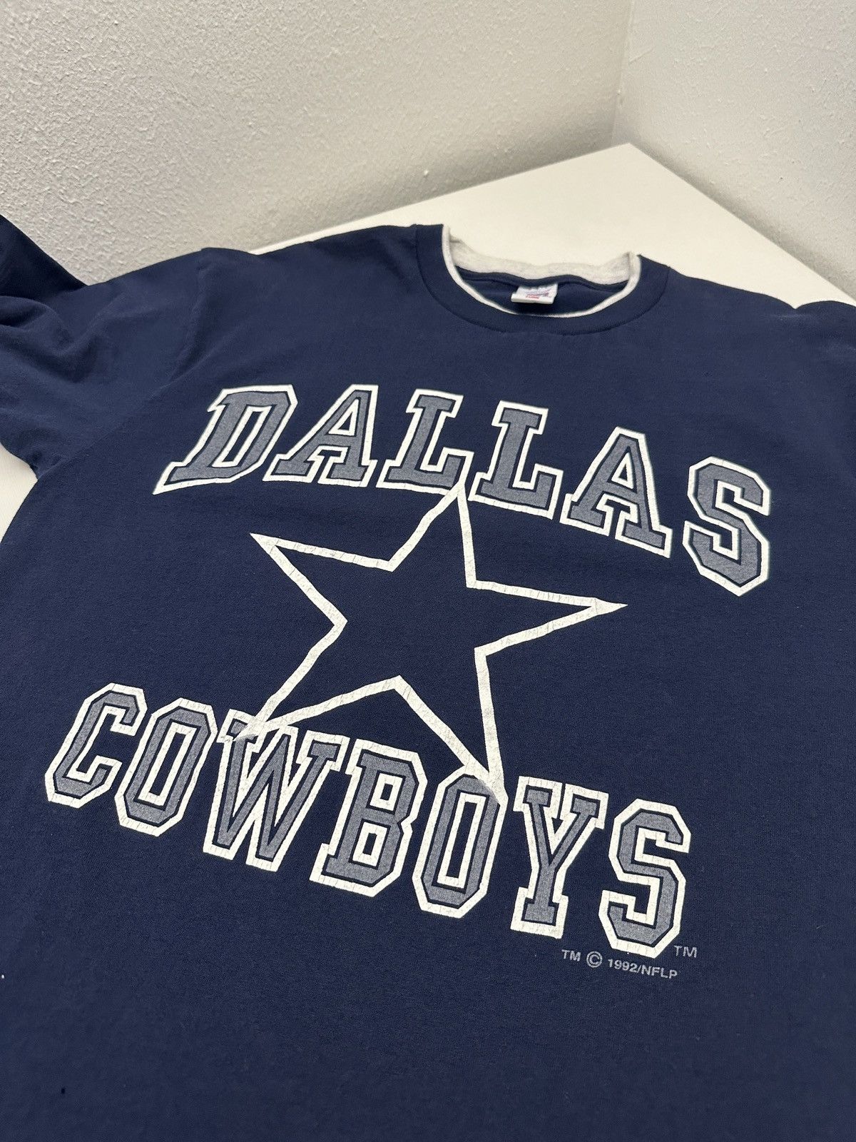 Logo 7 Vintage 90s Dallas Cowboys Logo 7 1992 NFL Double Sleeves XL Size US XL / EU 56 / 4 - 6 Thumbnail