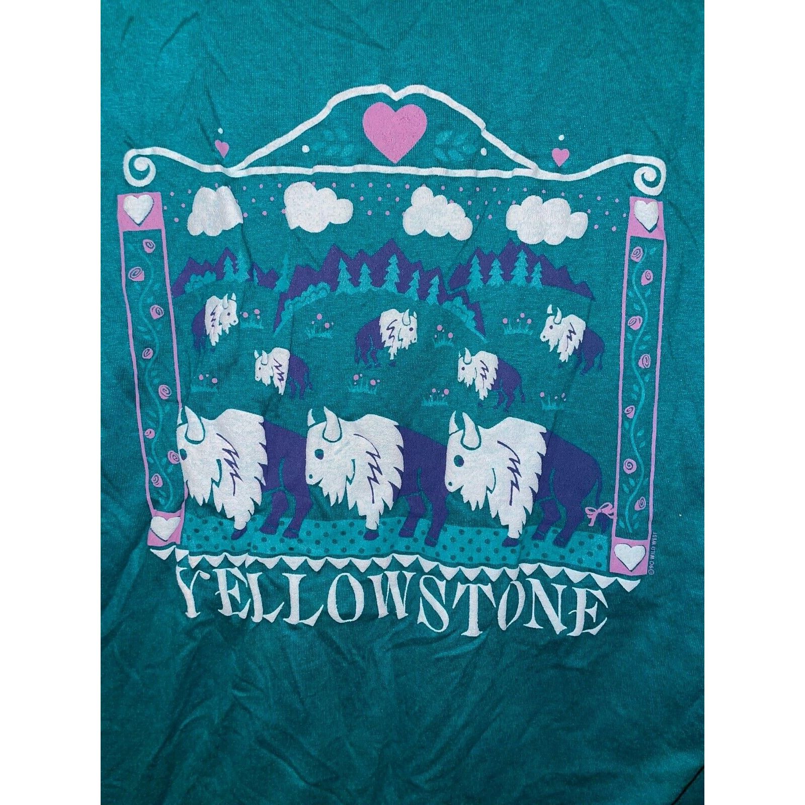 Jerzees Vintage Mount Rushmore Shirt South Dakota Yellowstone Tee M Size US M / EU 48-50 / 2 - 12 Thumbnail