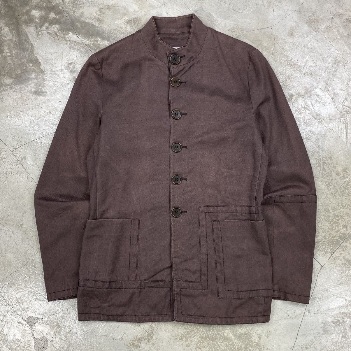 Dirk Bikkembergs 2000s Casual 2-Pocket Tailored Chore Jacket Size US M / EU 48-50 / 2 - 1 Thumbnail