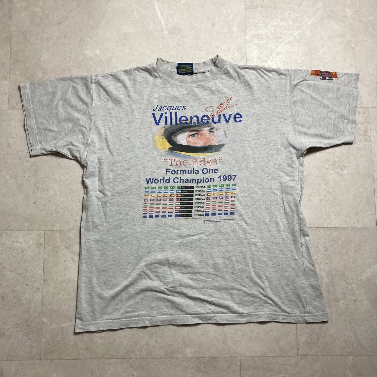 Formula 1 Vintage Jacques Villeneuve Williams Renault Racing Size US L / EU 52-54 / 3 - 1 Thumbnail
