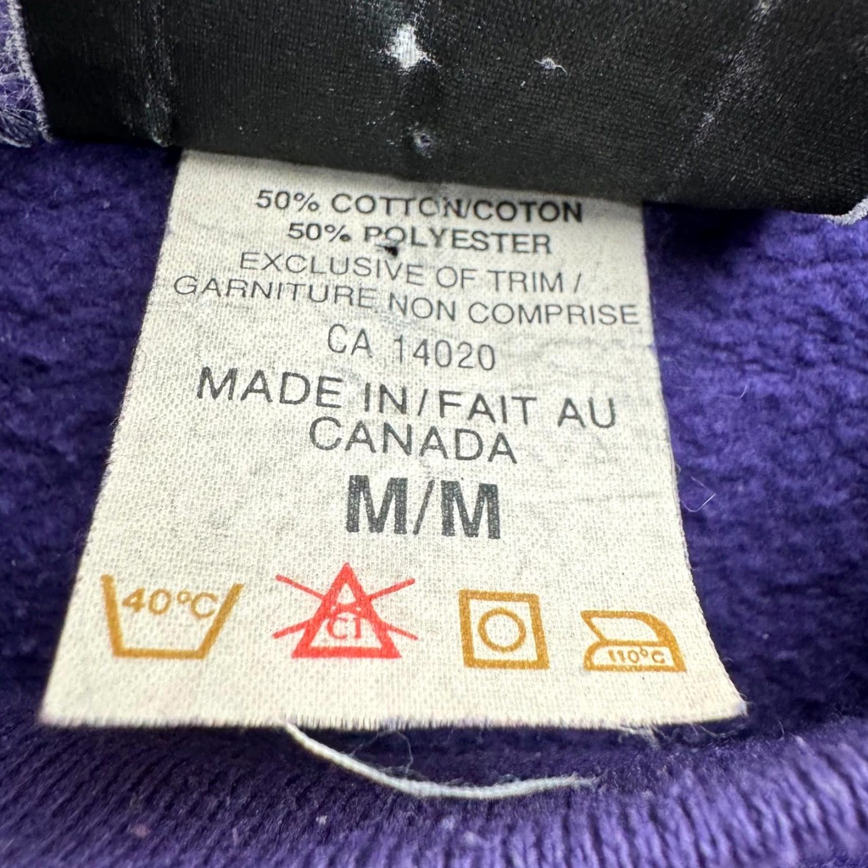 CO VINTAGE The Pacific Shirt Co Vancouver Med Suede Patch Purple Sweatshirt Canada 90s Mens M Pullover Shirt Size US M / EU 48-50 / 2 - 6 Thumbnail