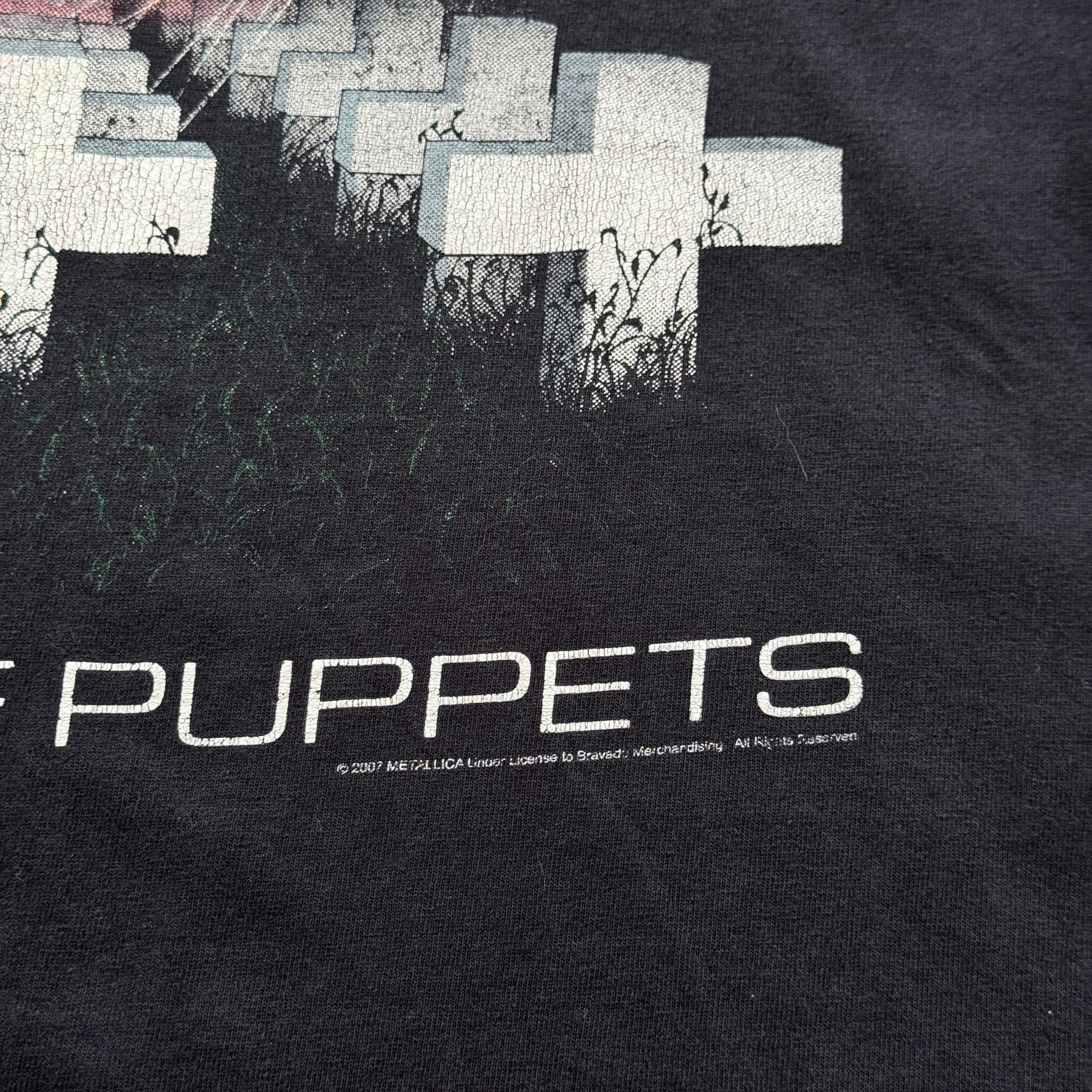 Metallica Vintage 90s Metallica Master of Puppets Metal Band Tee Size US L / EU 52-54 / 3 - 5 Thumbnail