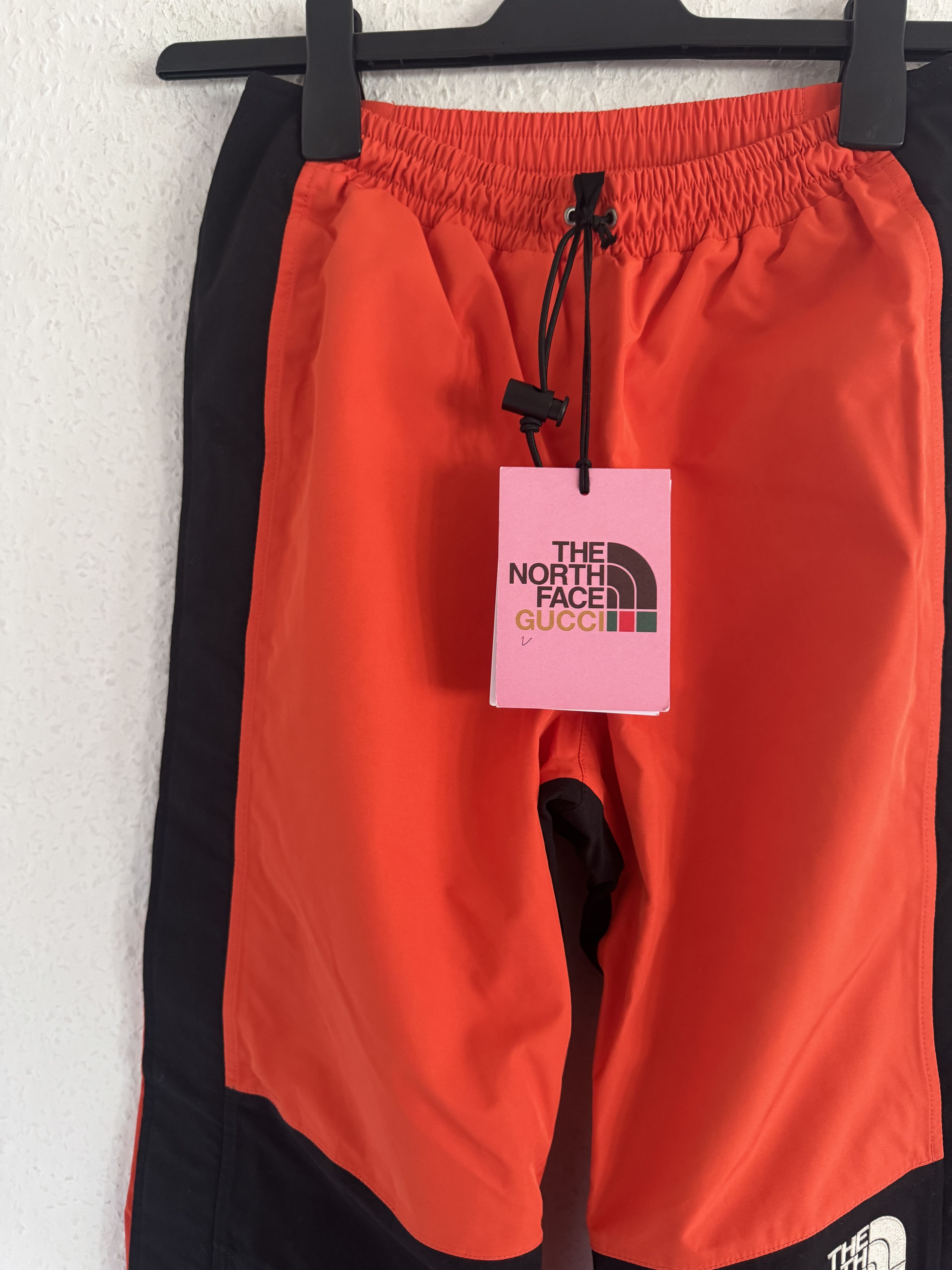 Gucci × The North Face Nylon Track Pants Orange/Black Size US 27 - 5 Thumbnail