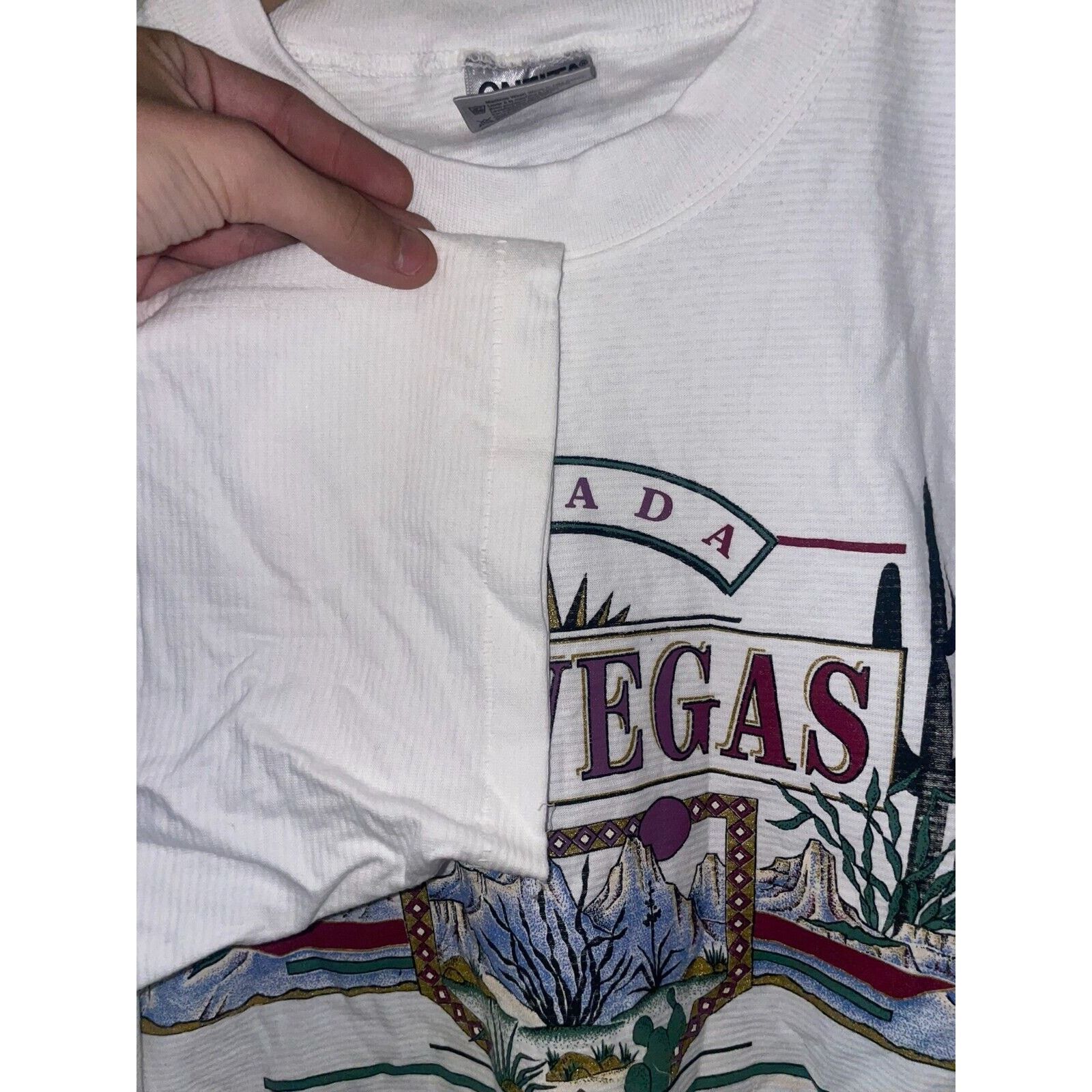Vintage Vintage Las Vegas Casino Nevada Striped White L Shirt VTG Size US L / EU 52-54 / 3 - 7 Thumbnail
