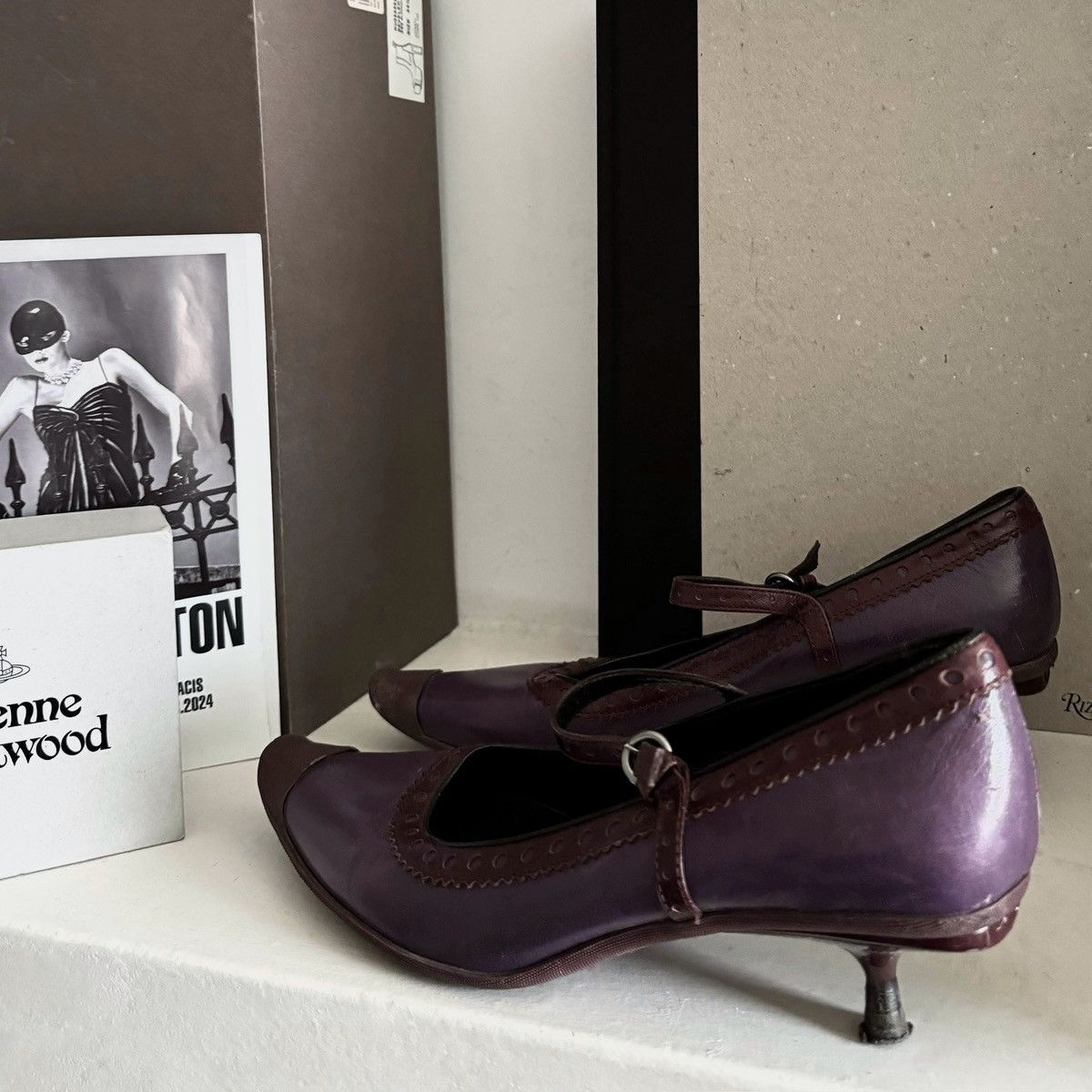 Miu Miu Miu Miu 1999 Mary Jane leather kitten heels Size US 7 / IT 37 - 6 Thumbnail