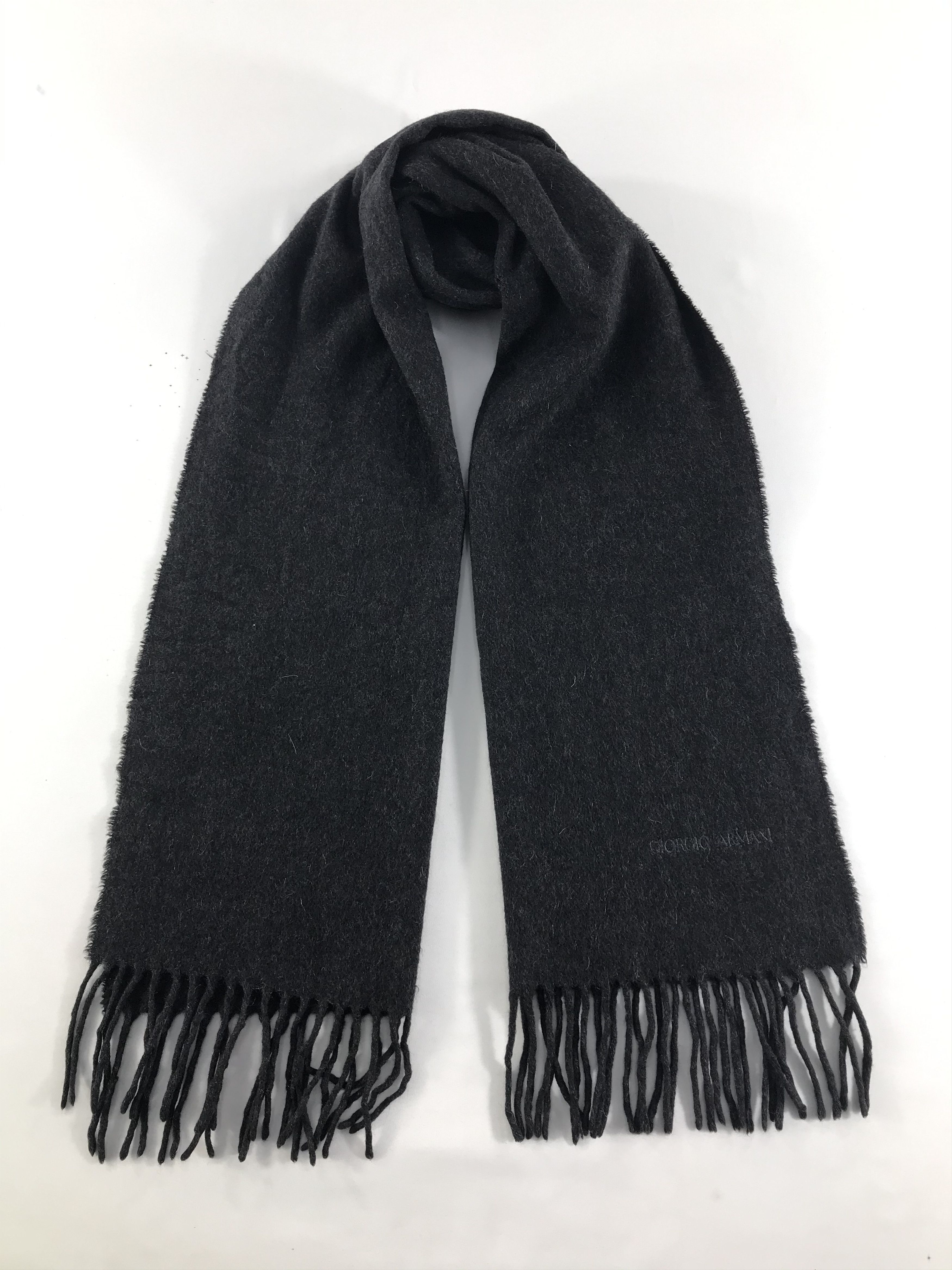 Giorgio Armani × Vintage Giorgio Armani Scarf / Muffler / Neckwear - WW2324 Size ONE SIZE - 1 Thumbnail