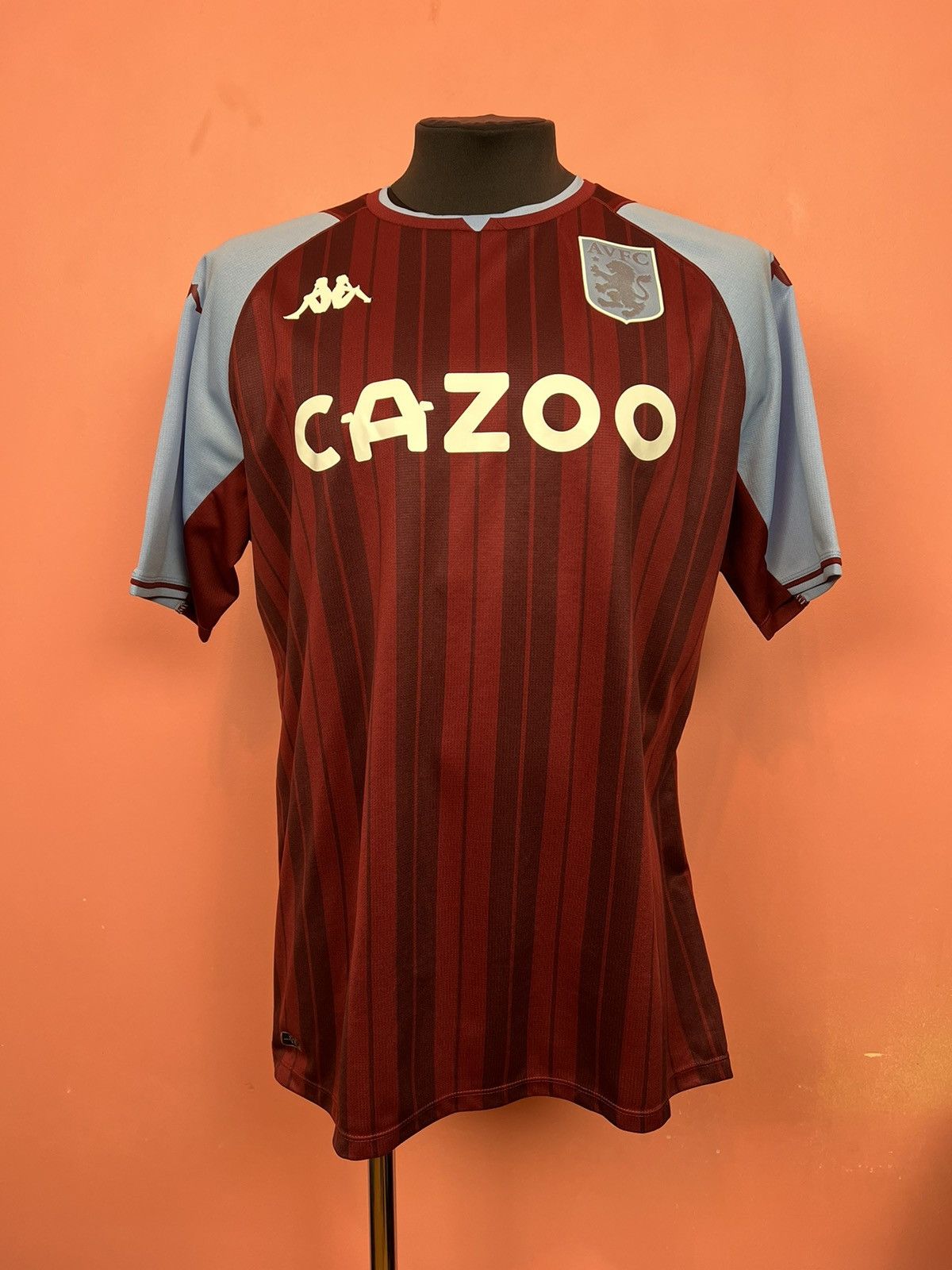 Kappa Soccer jersey kappa avfc football Aston Villa tee Size US M / EU 48-50 / 2 - 1 Thumbnail