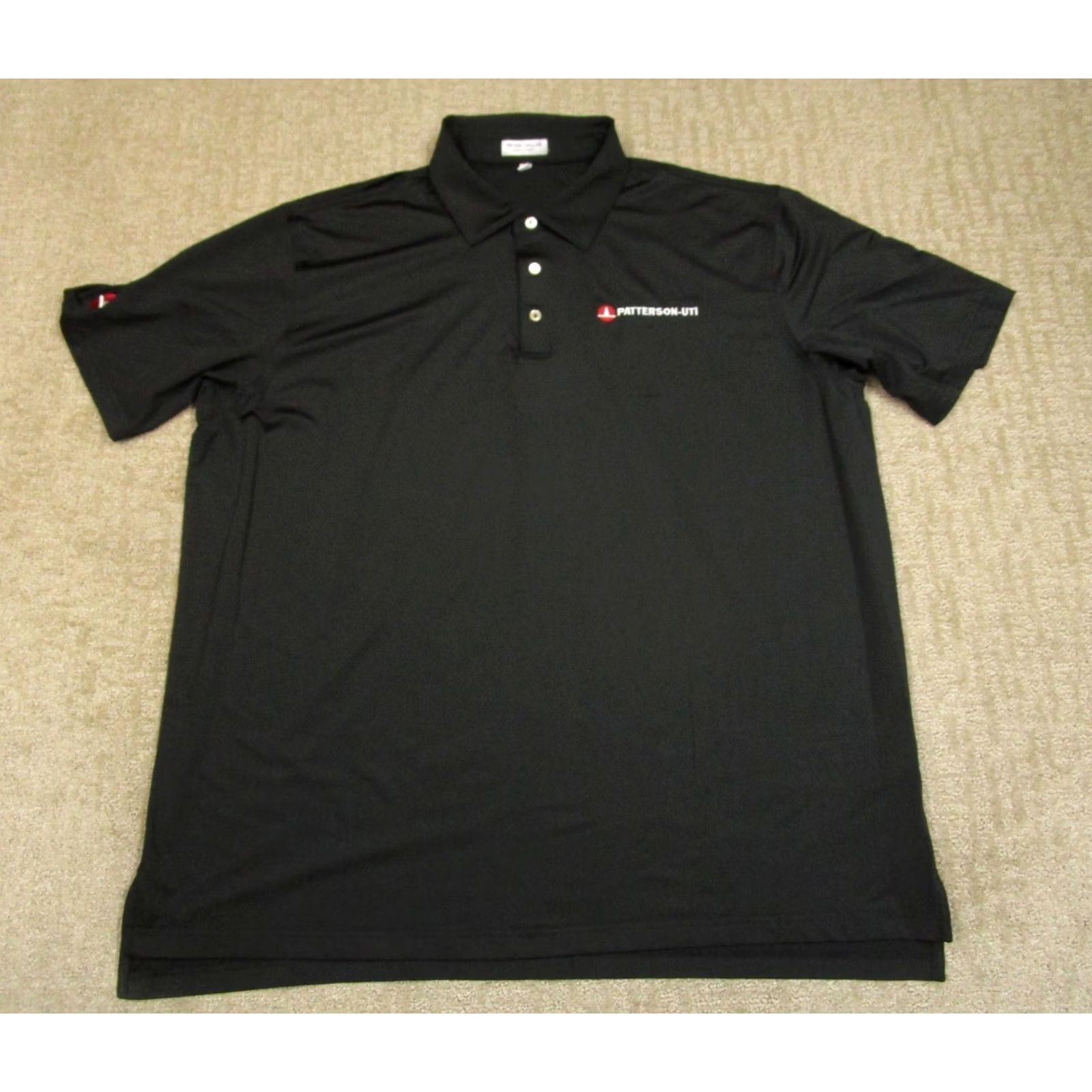 Peter Millar Peter Millar Polo Shirt Mens 2XL Black Summer Comfort Golf Performance Oil Field Shirt 2XL Mens Black Golf Polo Size US XXL / EU 58 / 5 - 2 Thumbnail