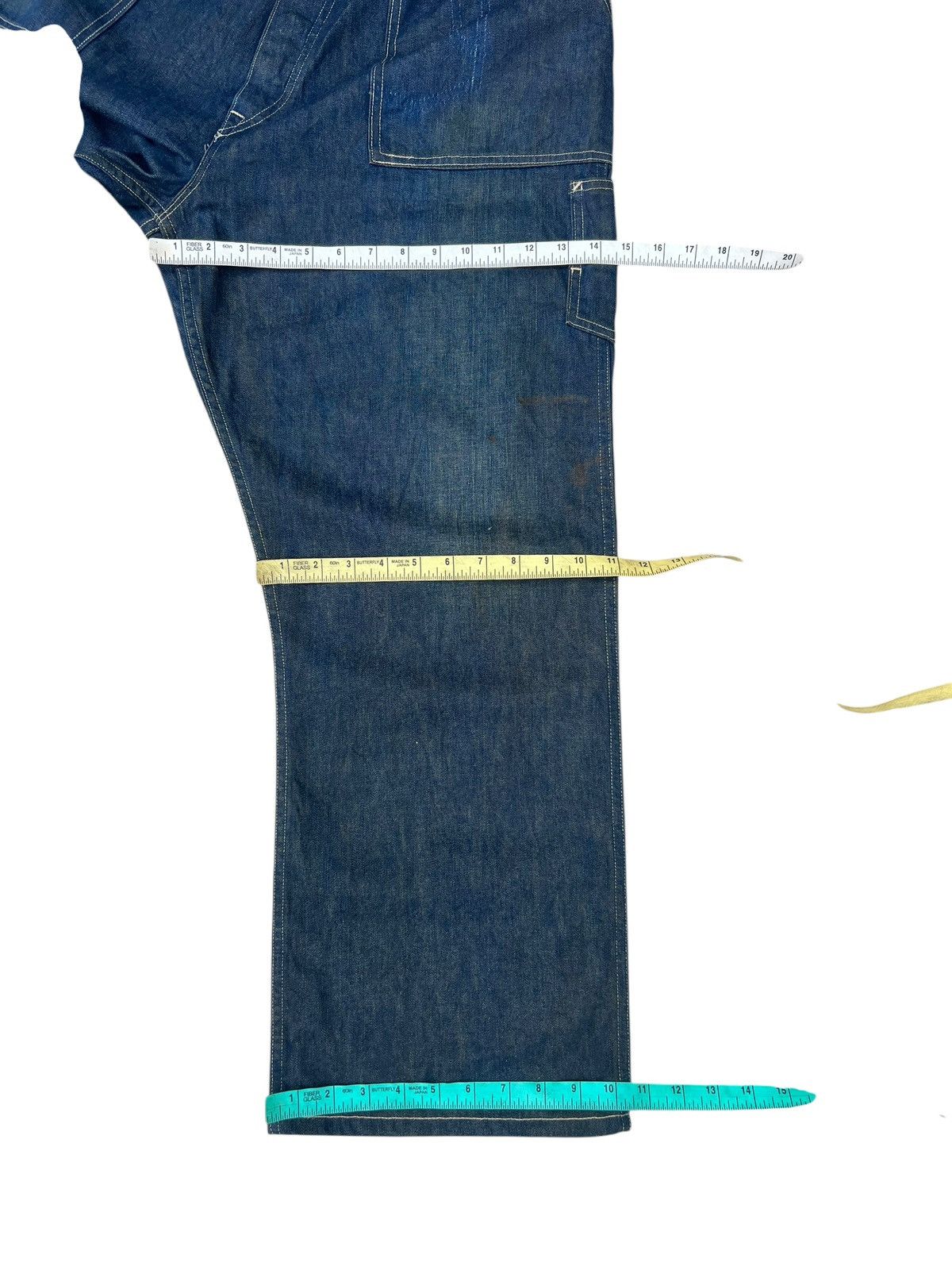 Levi's Vintage Clothing Levi’s LVC Dirty Mud Stains Denim Selvedge Work Wear Jeans Size US 34 / EU 50 - 5 Thumbnail