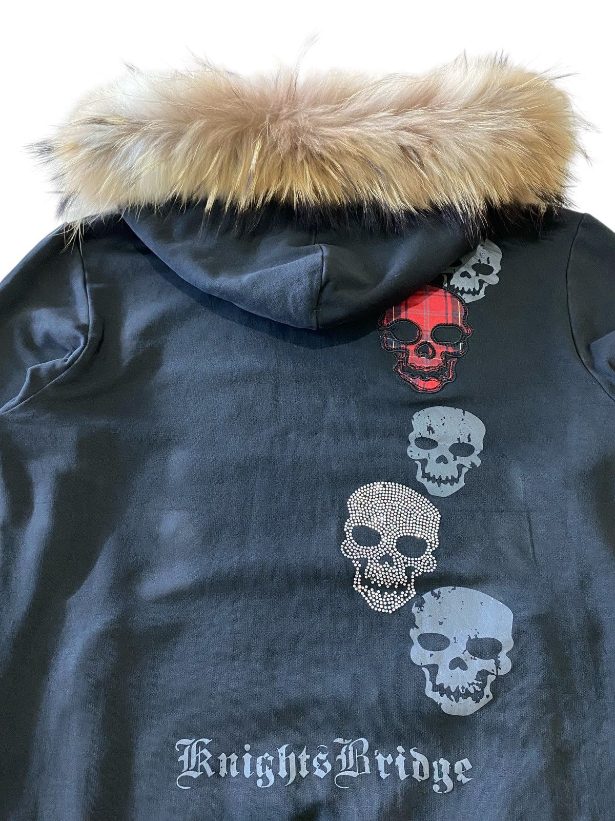 Japanese Brand Fur Z-Plus Sport Active Rock Punk Plaid Studed Hoodie Size US L / EU 52-54 / 3 - 10 Thumbnail