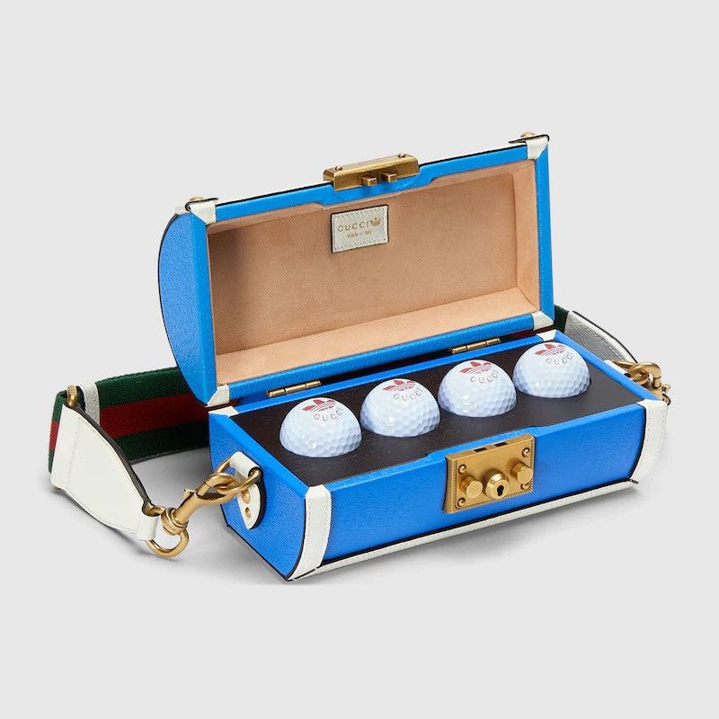 Adidas × Gucci 💥LIMITED💥 70% OFF RETAIL PRICE ‼️ x Adidas Golf Ball Case Bag Size ONE SIZE - 1 Thumbnail